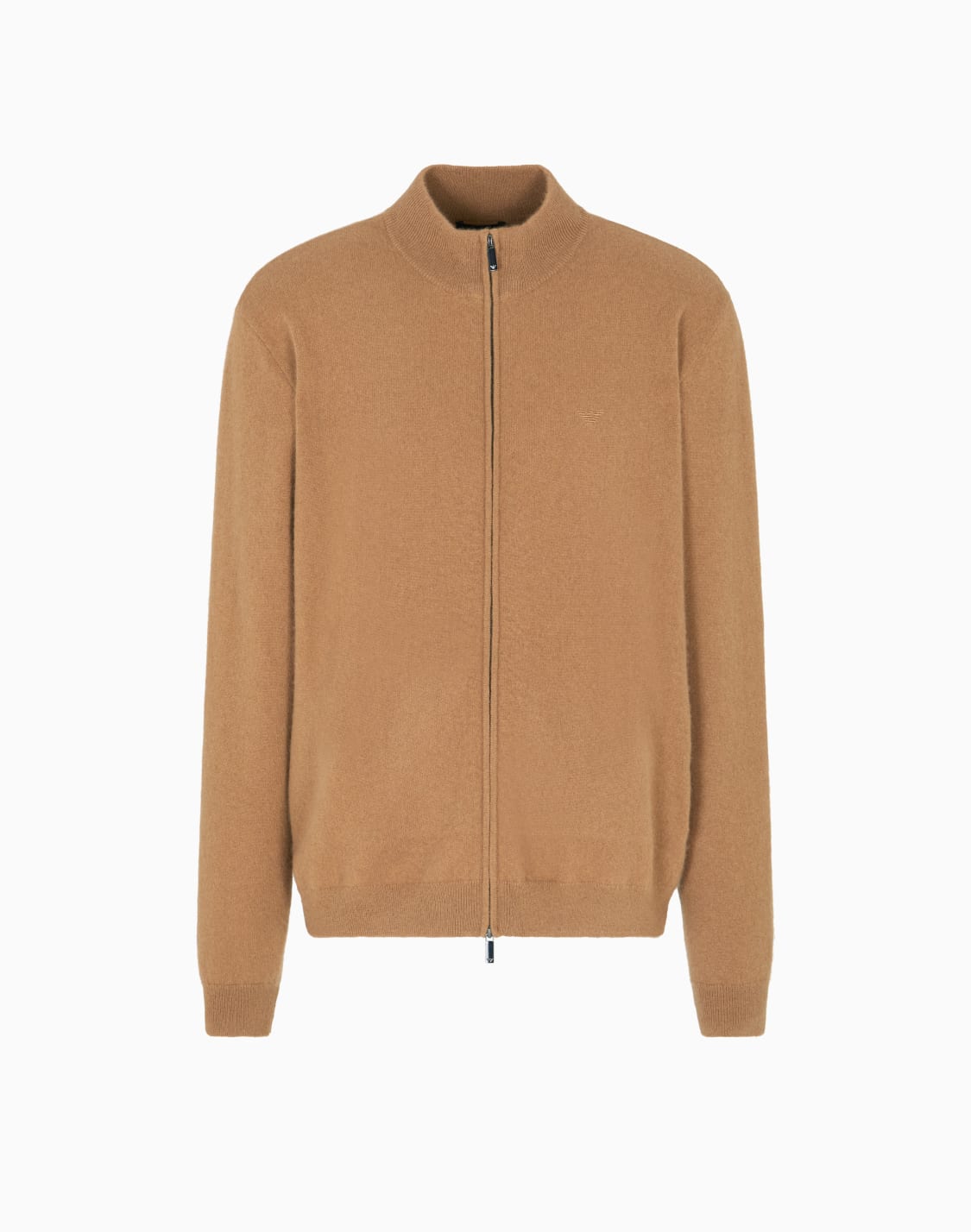 icon-pure-cashmere-full-zip-cardigan-camel--emporio-armani