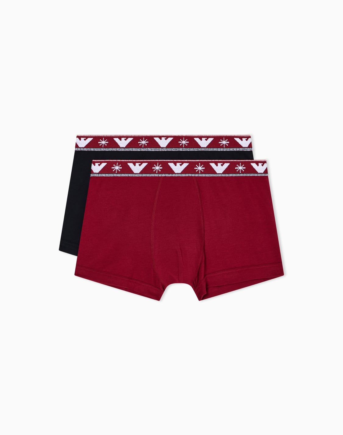 ボクサパンツ2枚セット-ジャジ-ホリデジャカド-レッド--emporio-armani
