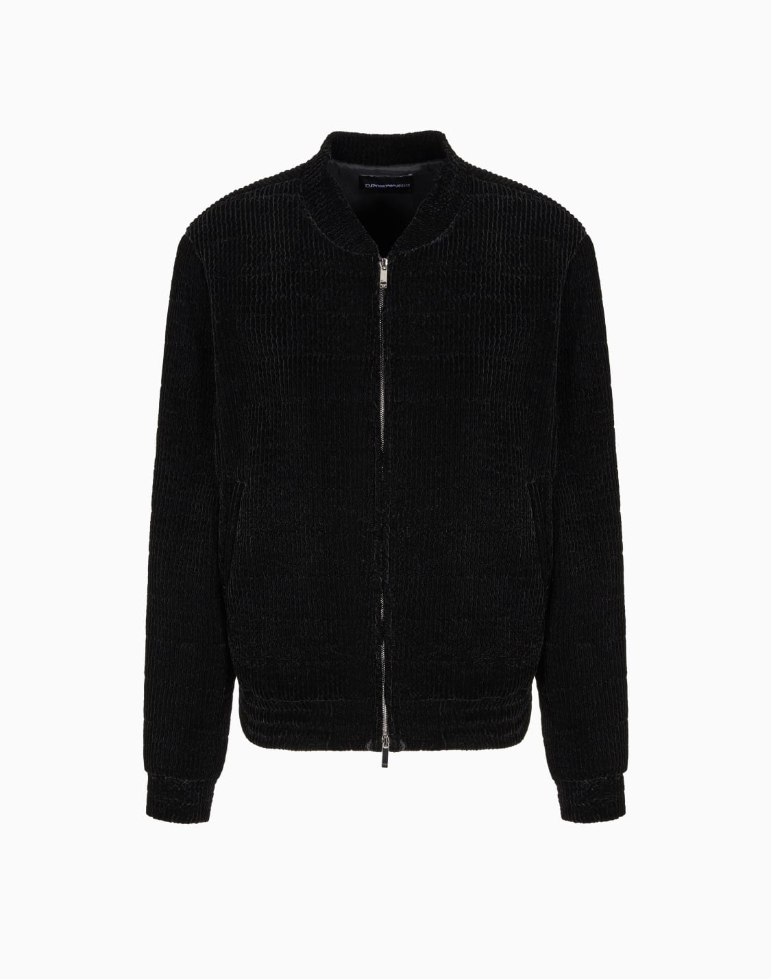 icon-quilted-stretch-velvet-blouson-black--emporio-armani