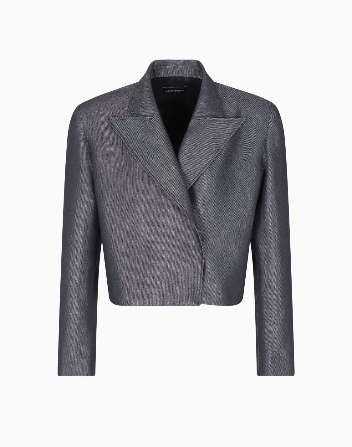 bolro-en-gabardine-teinte-en-fil-capsule-polygon-noir--emporio-armani