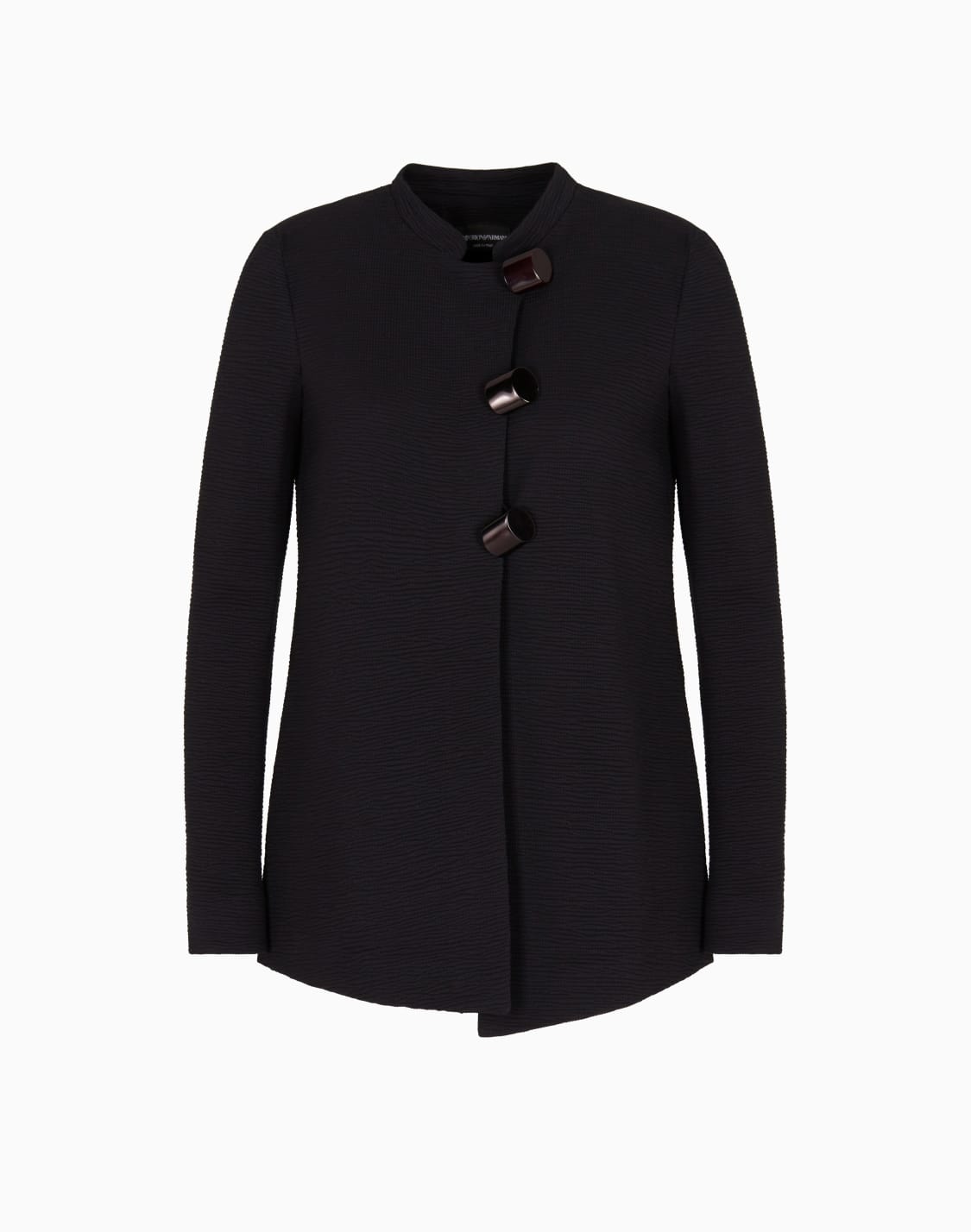 chaqueta-de-punto-gofrado-adamascado-negro--emporio-armani
