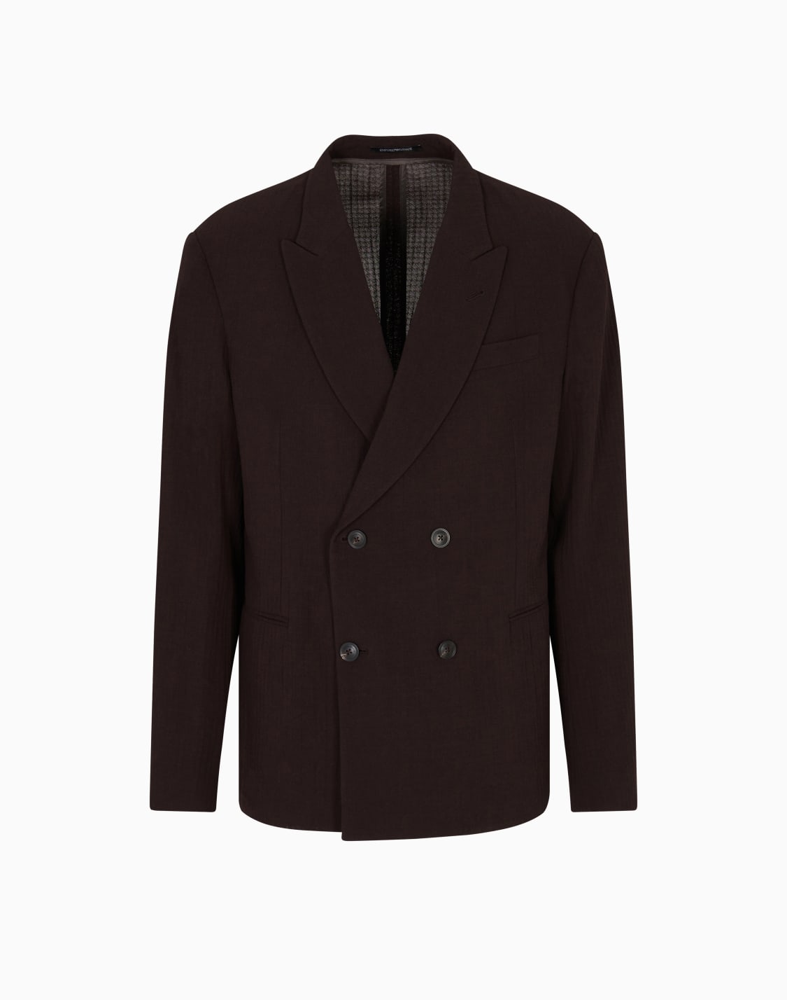 double-breasted-jacket-in-wool-crpe-with-3d-effect-brown--emporio-armani