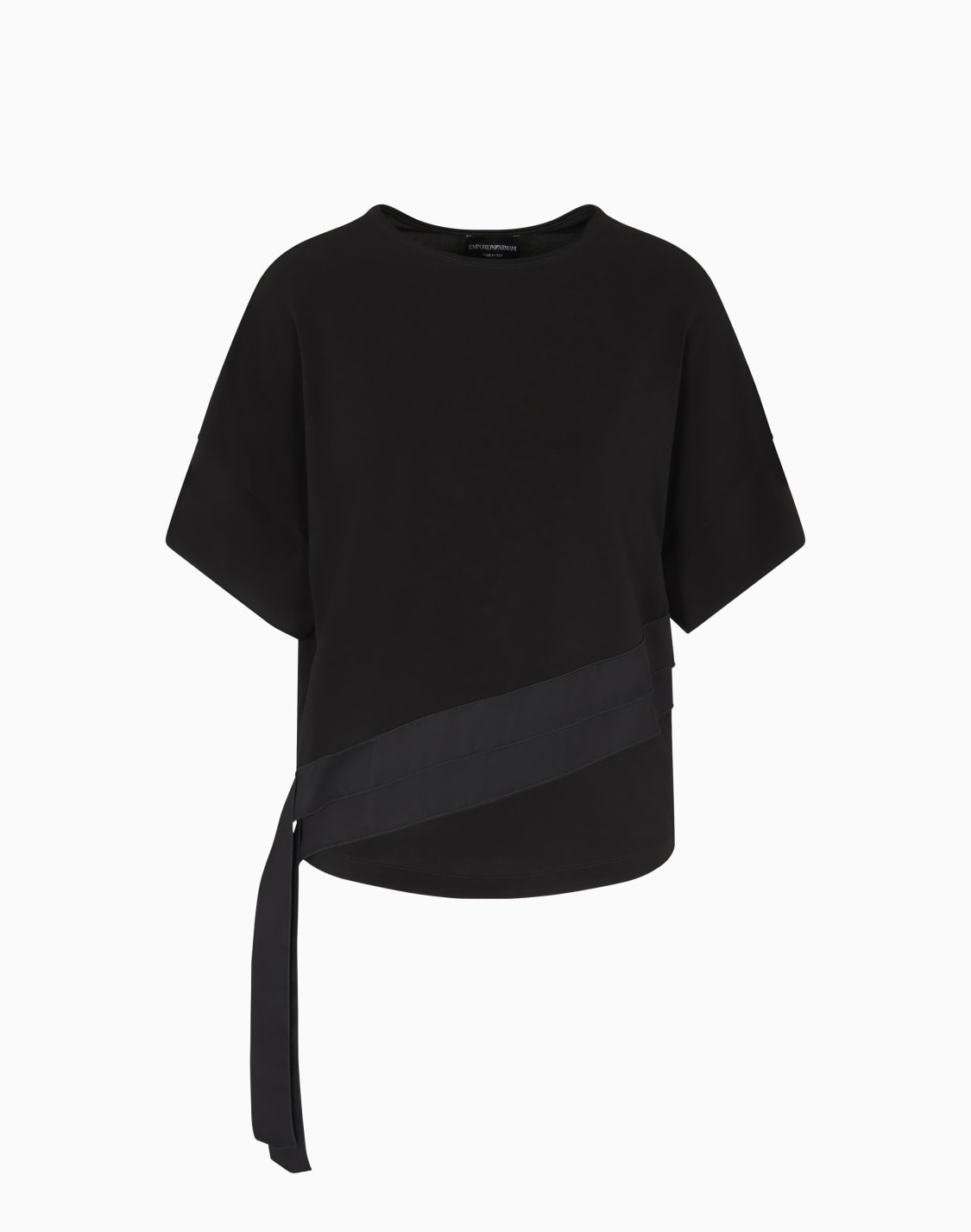 camiseta-en-punto-de-viscosa-elstica-con-cintas-cpsula-polygon-negro--emporio-armani