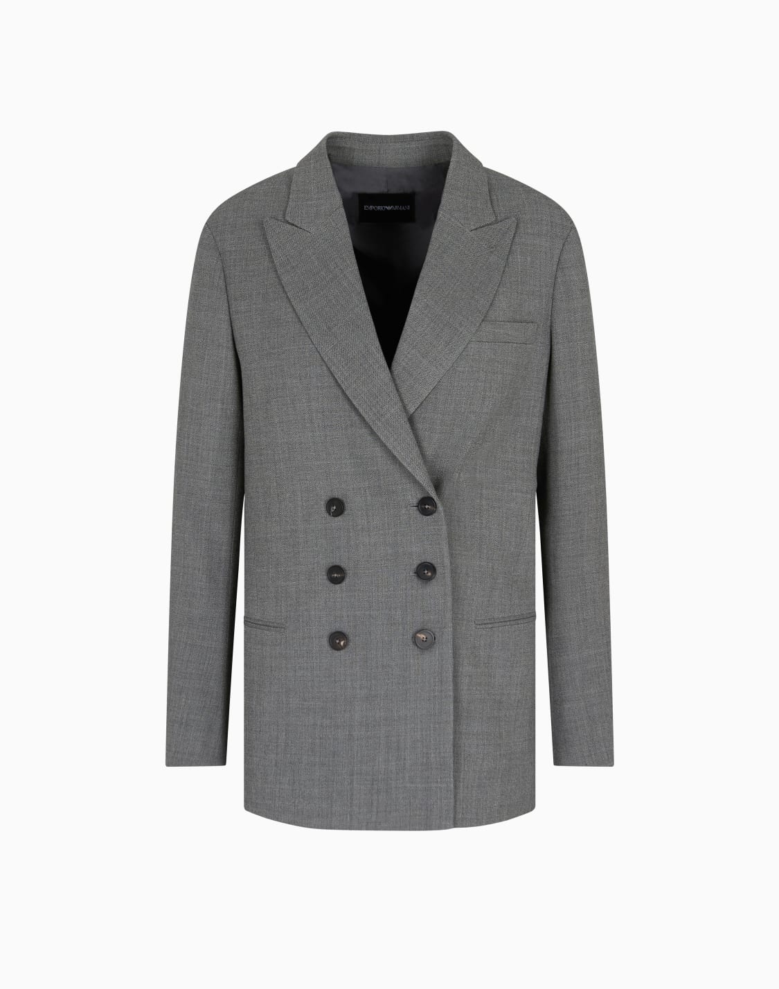 blazer-double-boutonnage-en-crpe-de-laine-mouline-gris--emporio-armani