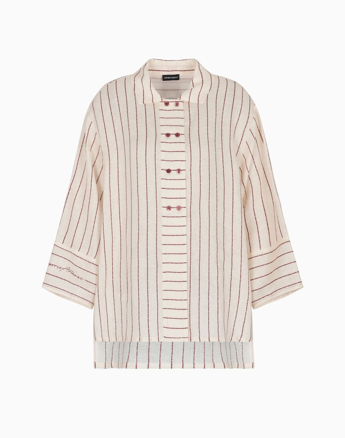 resort-capsule-collection-pinstripe-print-linen-shirt-white--emporio-armani