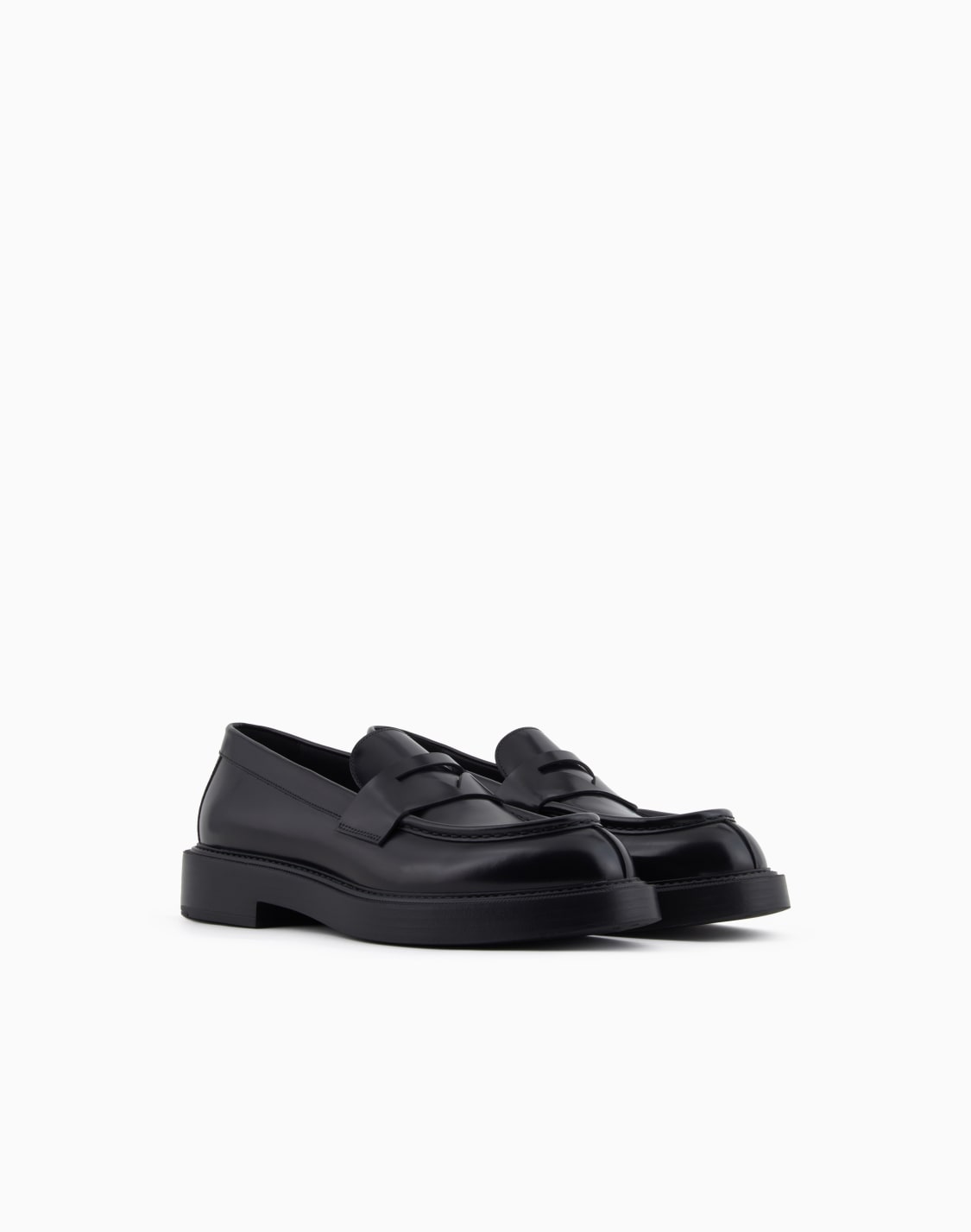 mocassins-en-cuir-bross-noir--emporio-armani