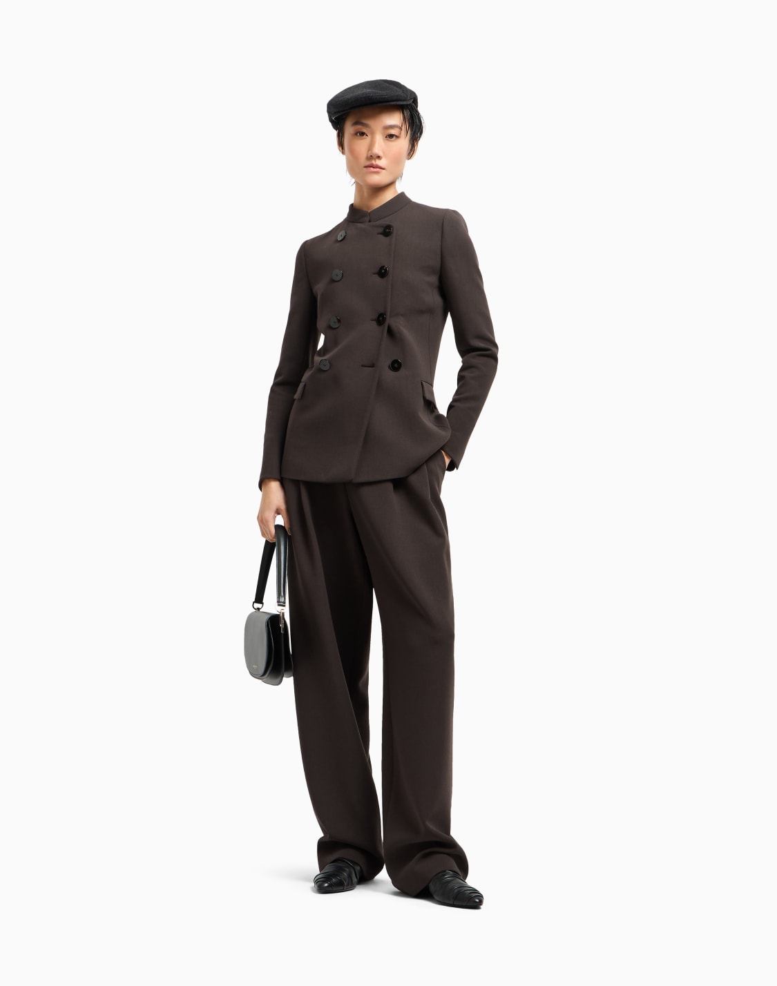 double-breasted-jacket-in-stretch-virgin-wool-brown--giorgio-armani