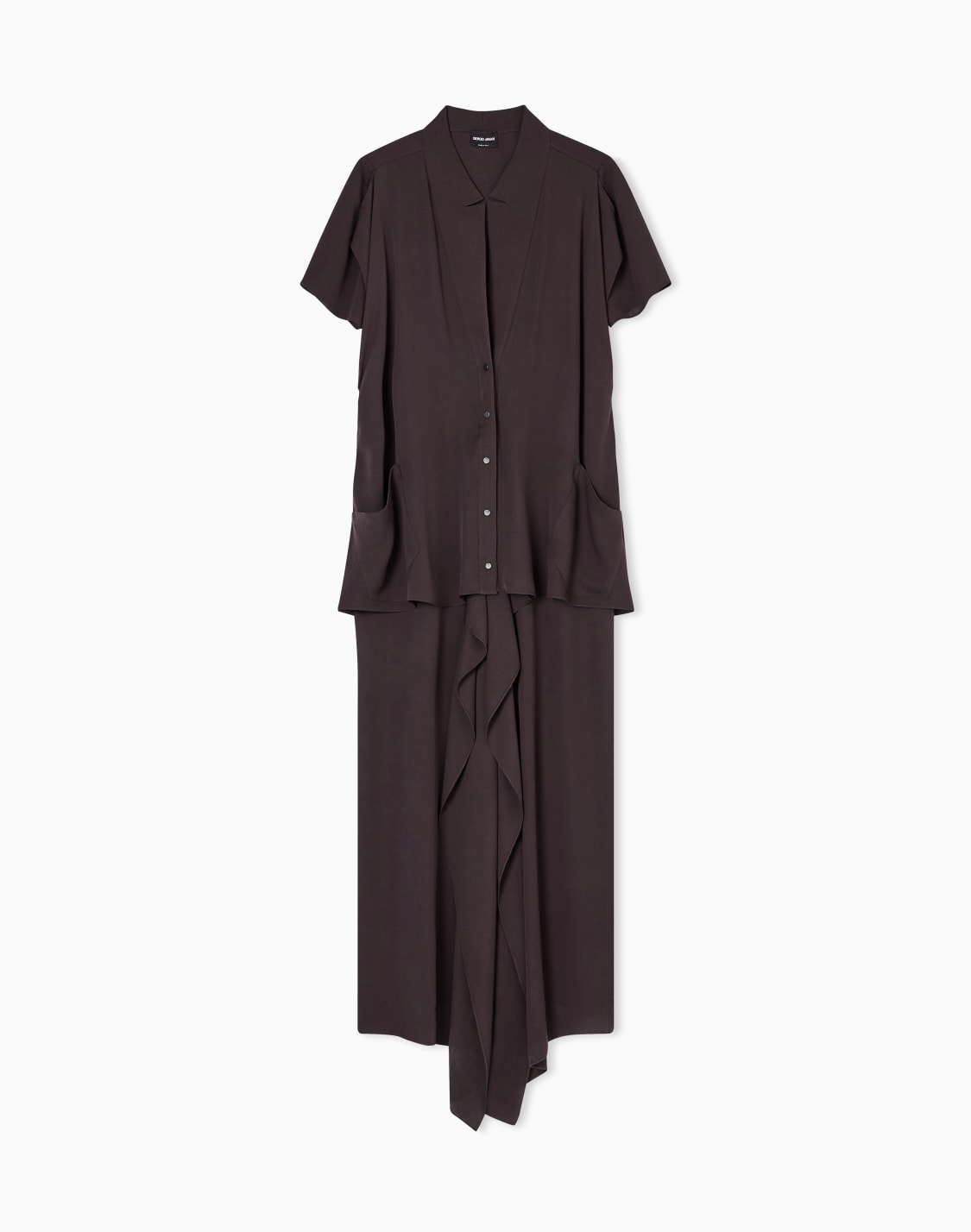 abito-lungo-in-tripla-georgette-di-seta-marrone--giorgio-armani