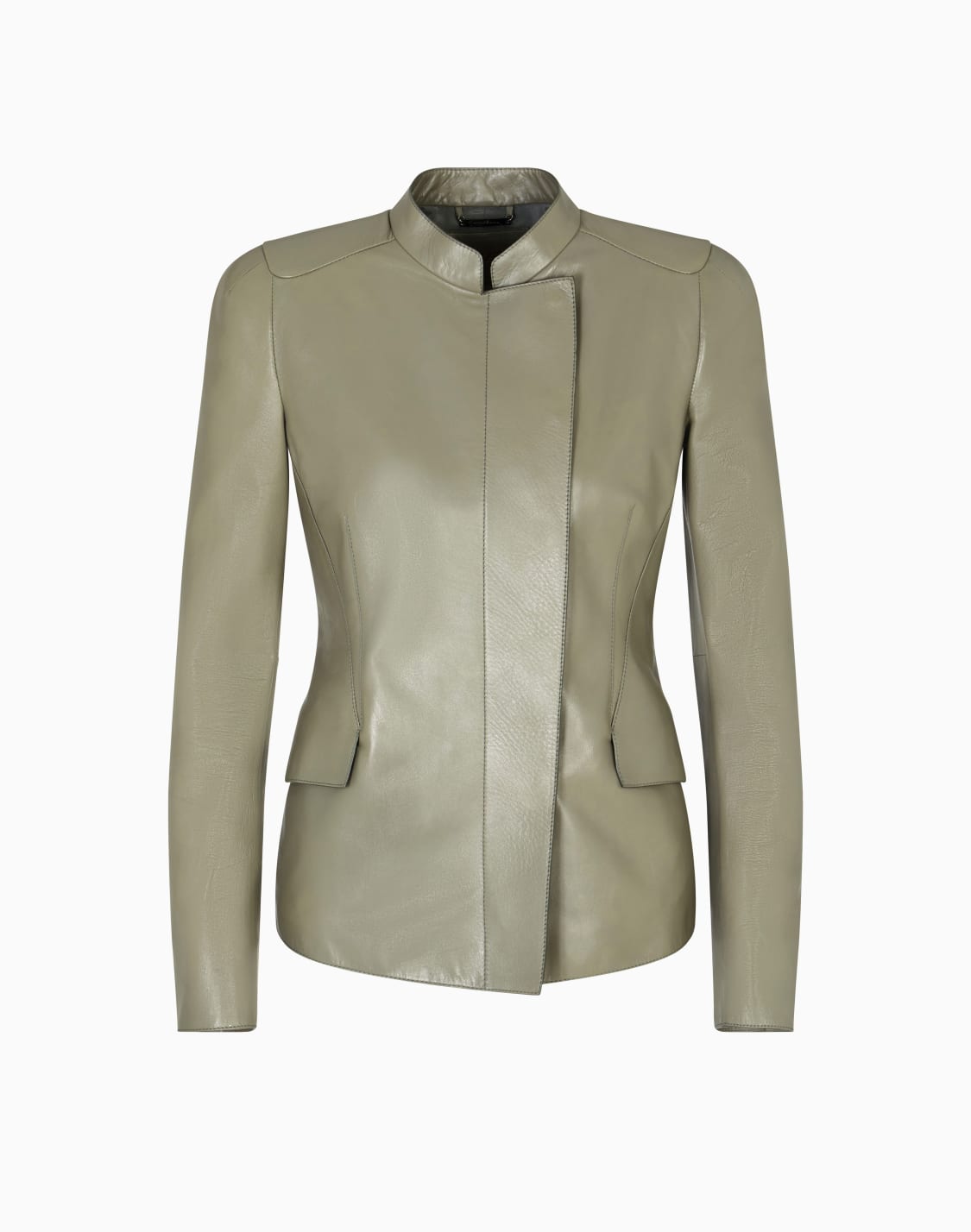 giacca-corta-in-pelle-di-agnello-verde--giorgio-armani