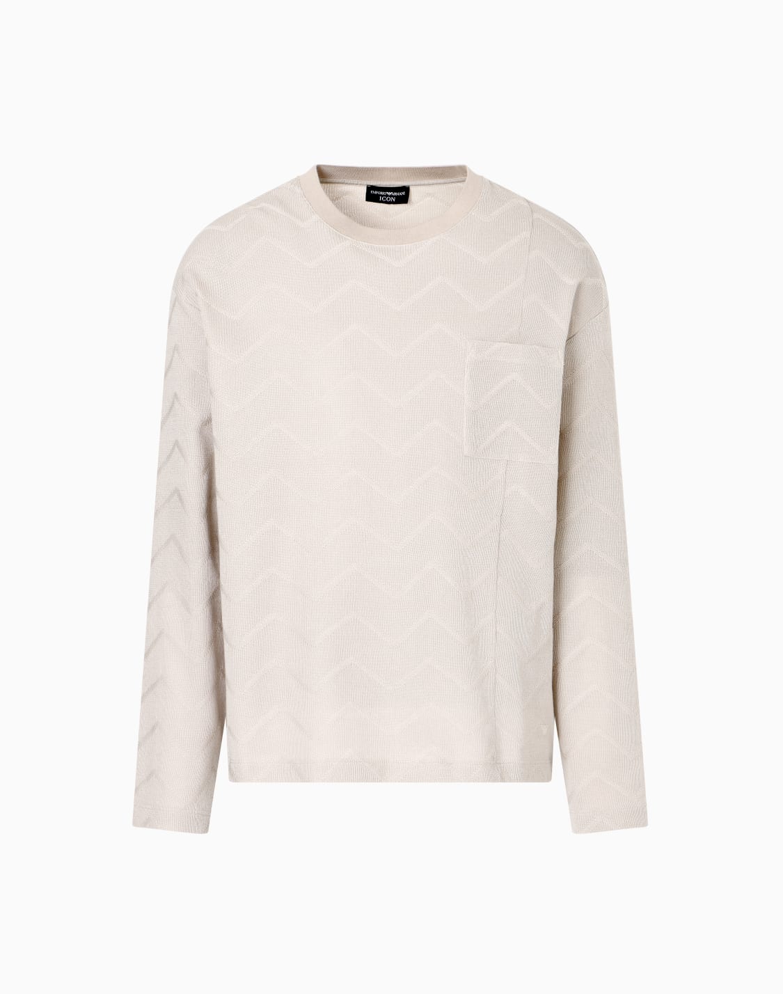 長袖tシャツ-ベジュ--emporio-armani
