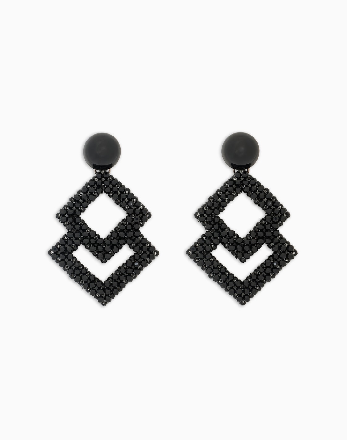 pendant-earrings-with-faceted-micro-spheres-black--emporio-armani