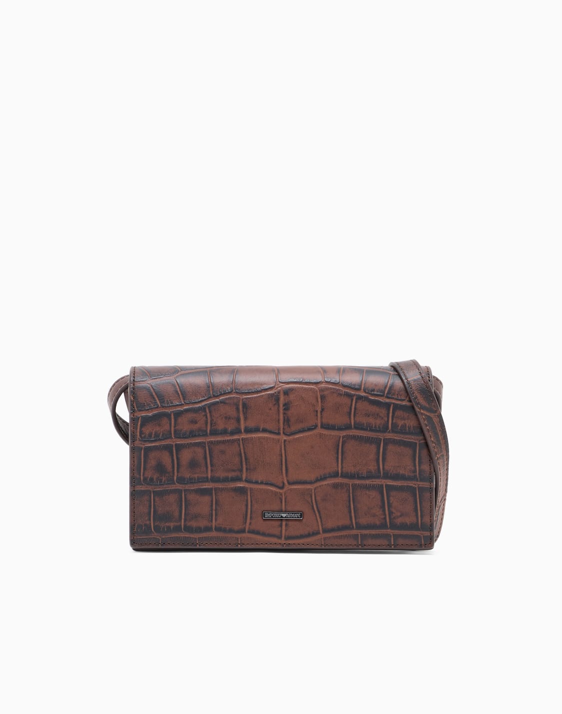 crocodile-embossed-leather-tech-case-with-shoulder-strap-brown--emporio-armani