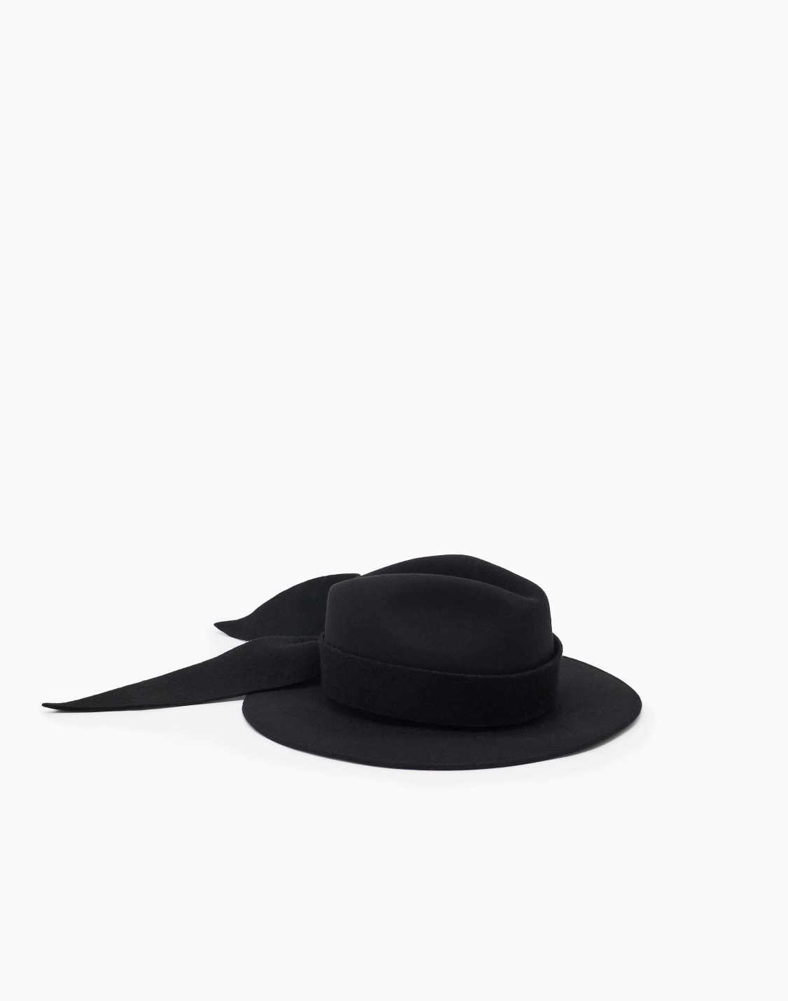 フェドラハット-ウルクロス-バンド付き-ブラック--emporio-armani