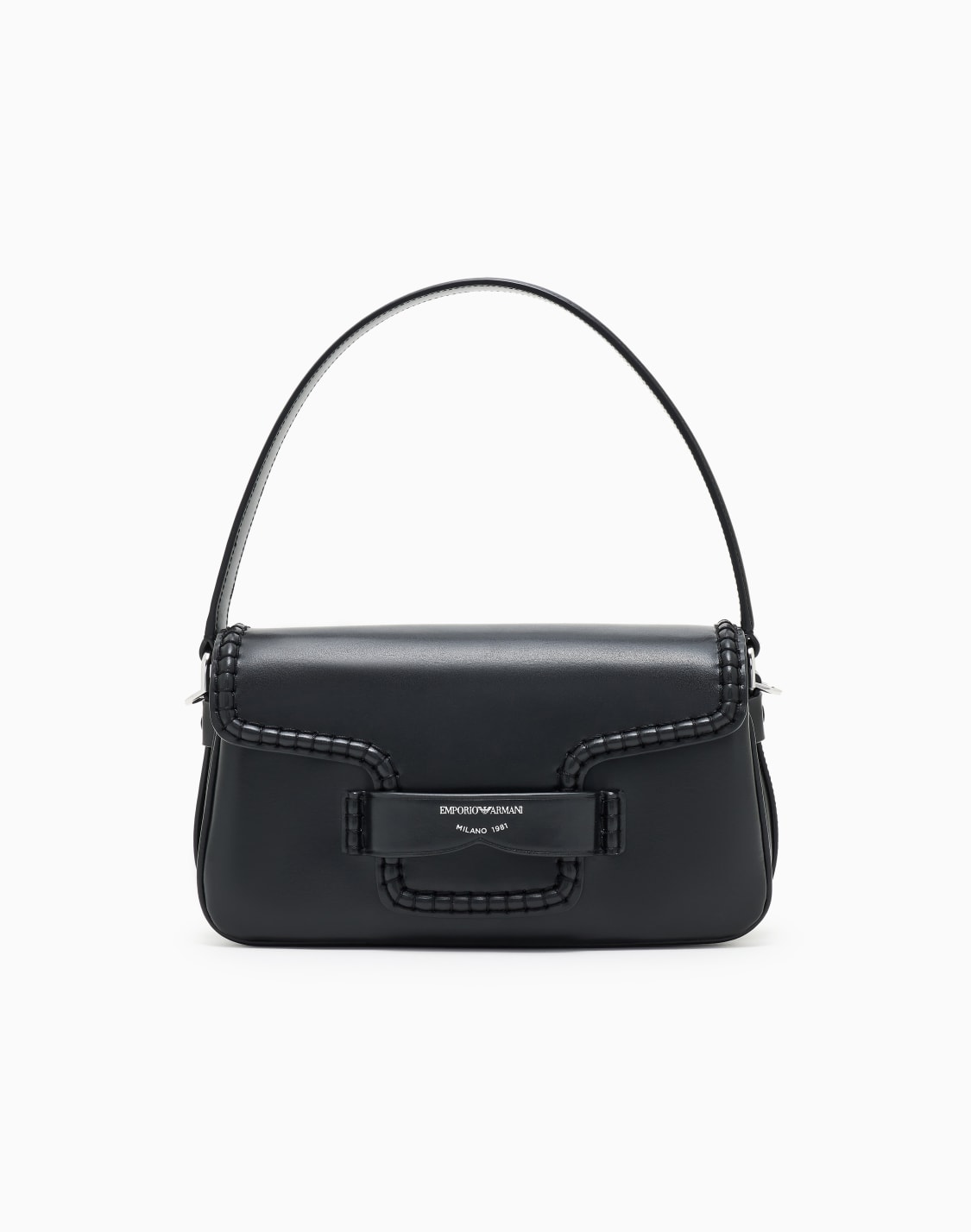 -ショルダバッグ-バックル付き-ブラック--emporio-armani