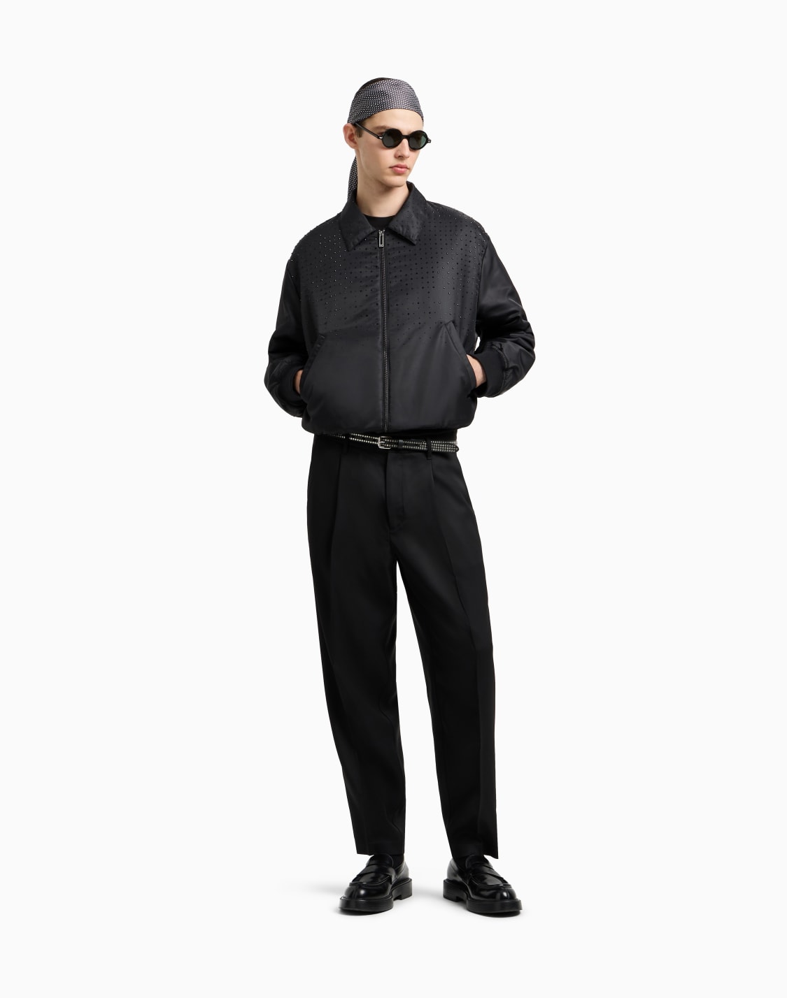 blouson-bomber-en-satin-avec-strass-clubwear-noir--emporio-armani