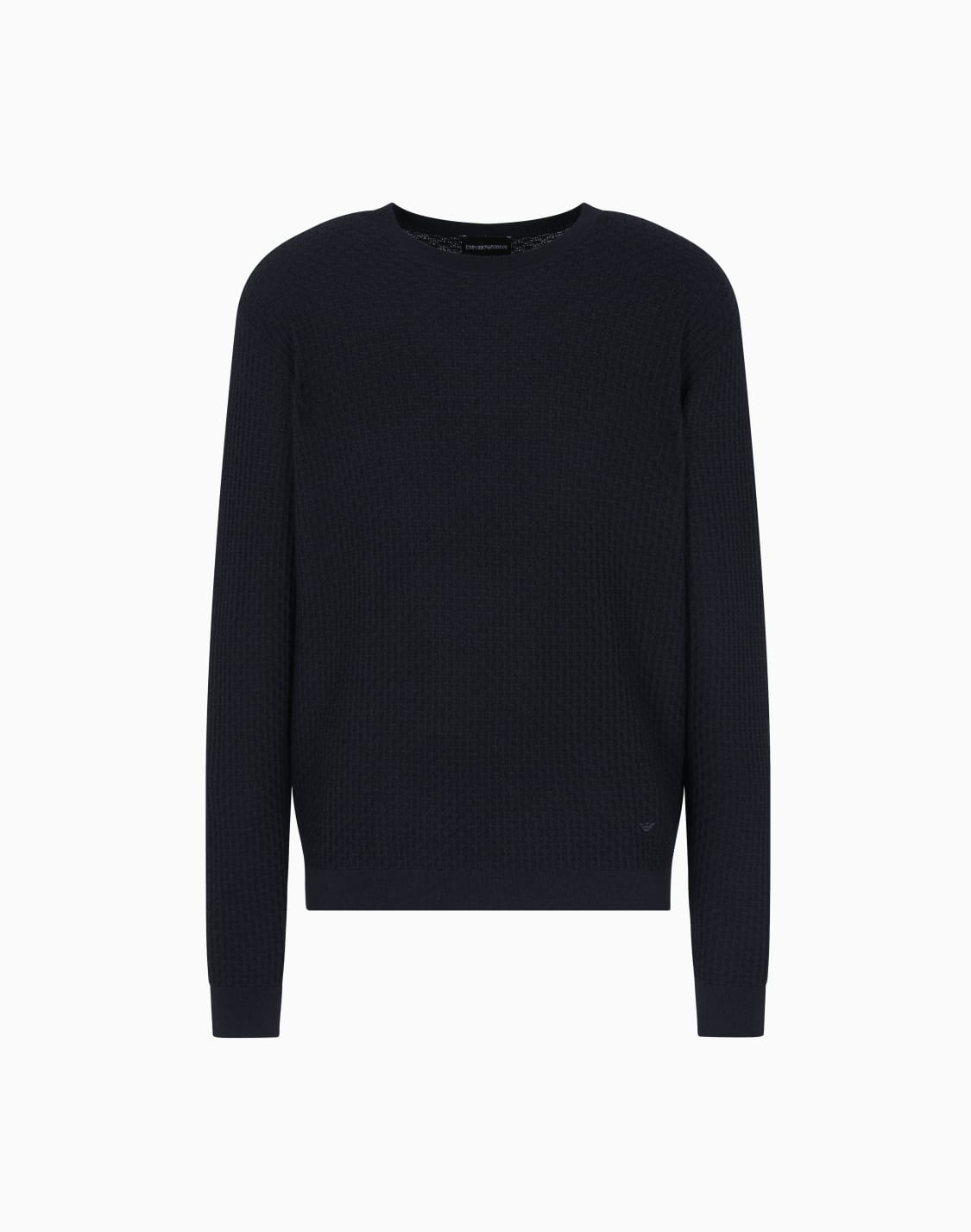 virgin-wool-jumper-with-embossed-jacquard-pattern-blue--emporio-armani