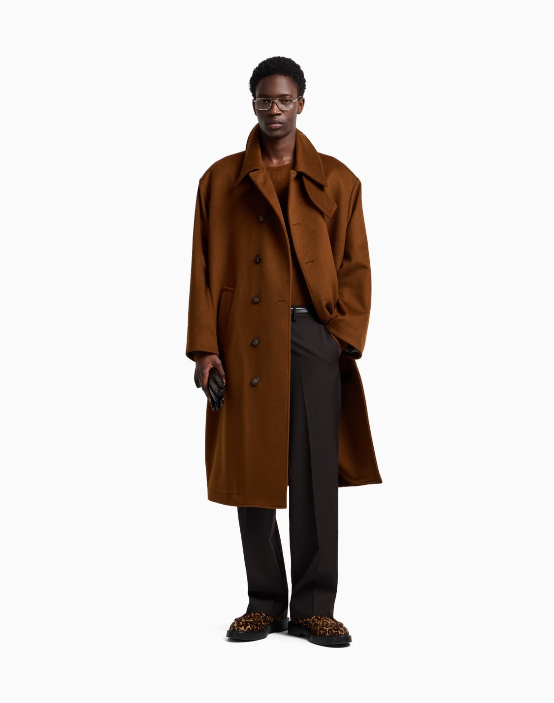 patterned-knit-wool-and-silk-blend-jumper-brown--emporio-armani