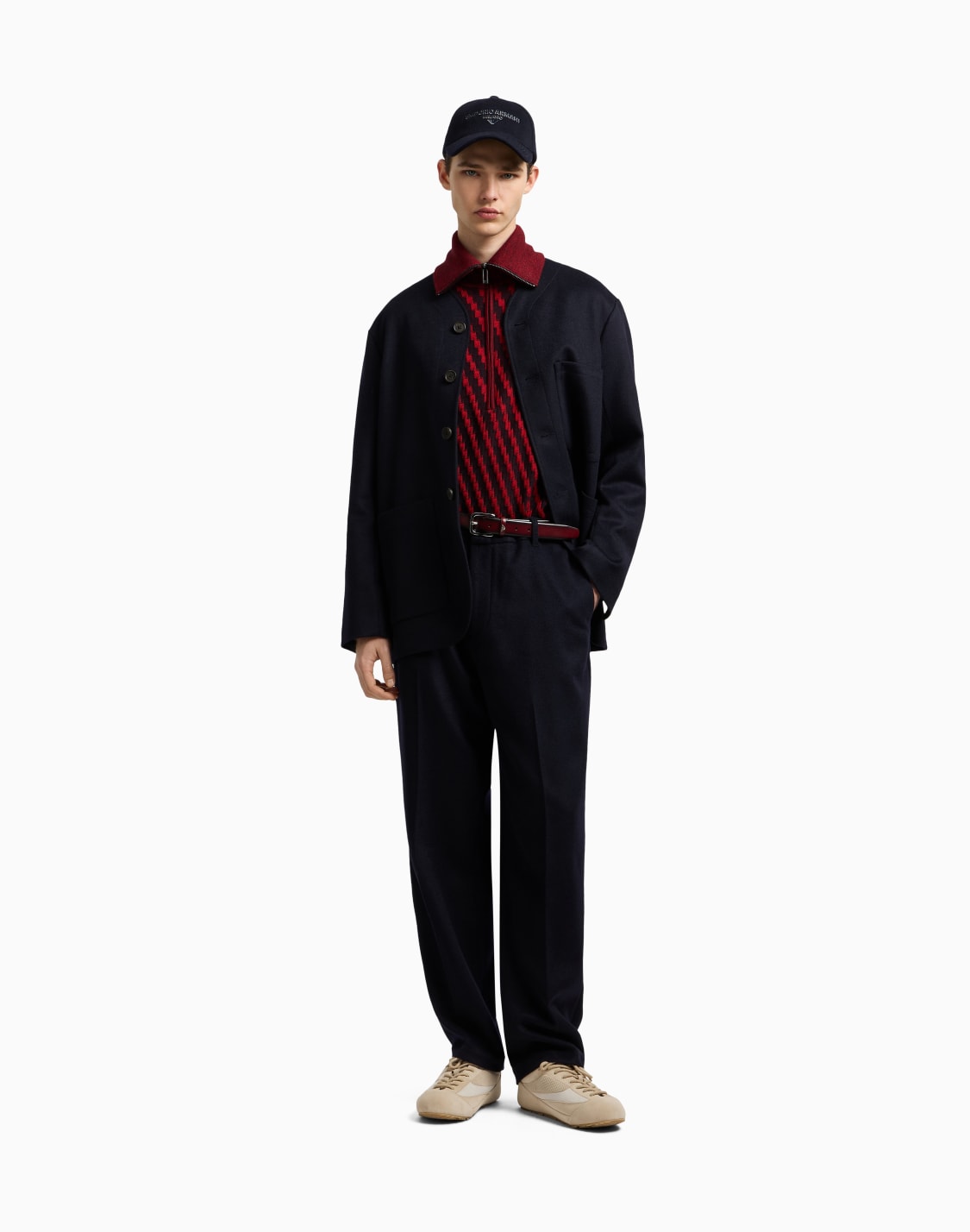 ジャケット-コンパクトバジンウル-ネイビブル--emporio-armani
