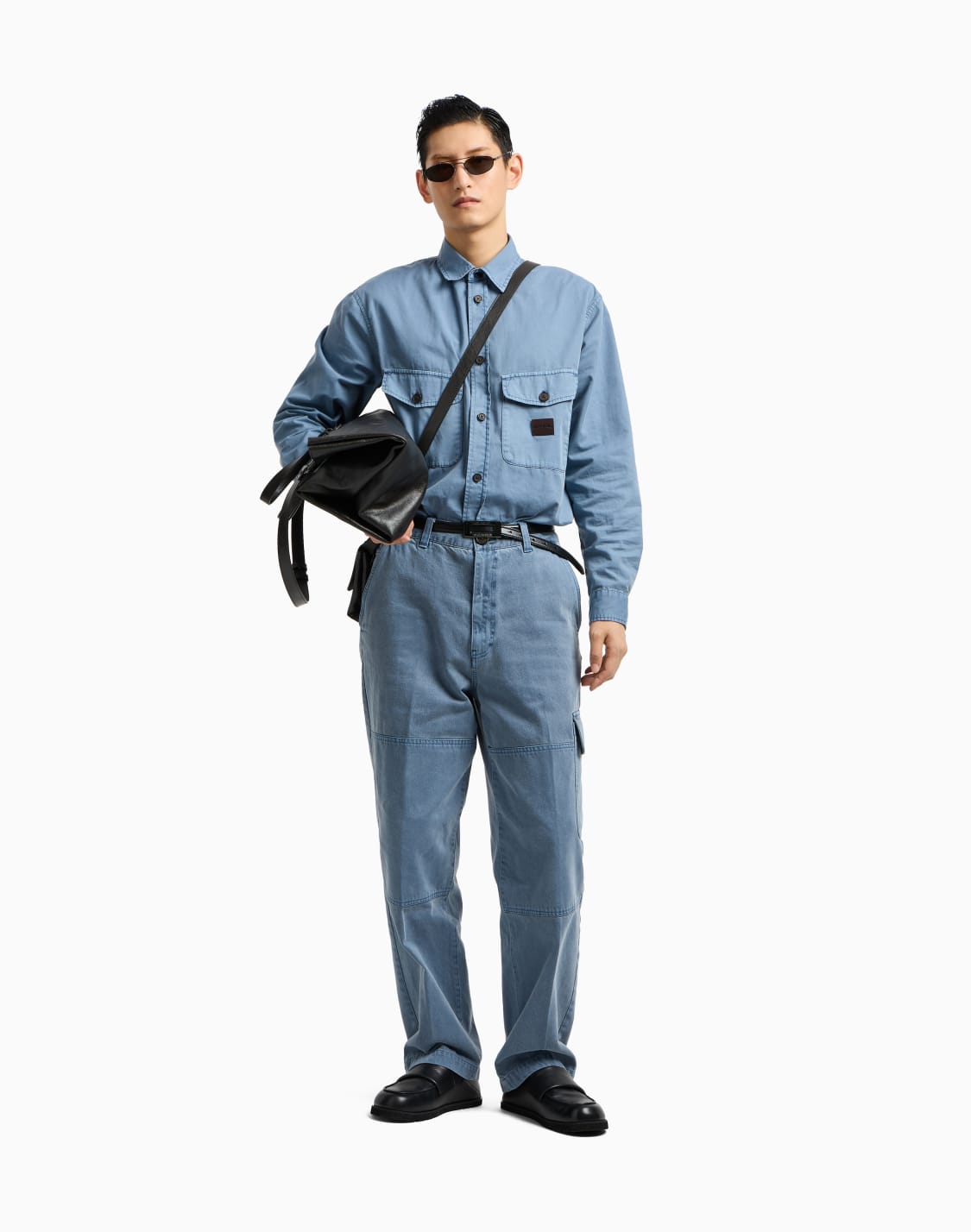 comfort-fit-shirt-with-washed-twill-pockets-light-blue--emporio-armani