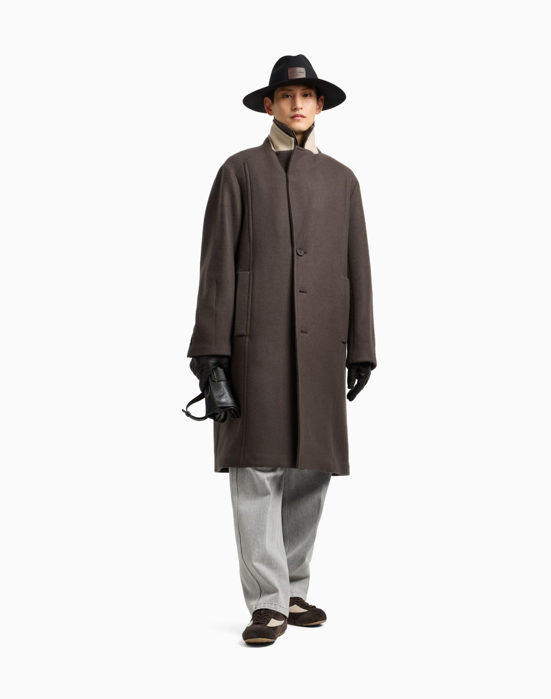 coat-in-a-virgin-wool-cloth-twill-with-a-detachable-inner-panel-brown--emporio-armani
