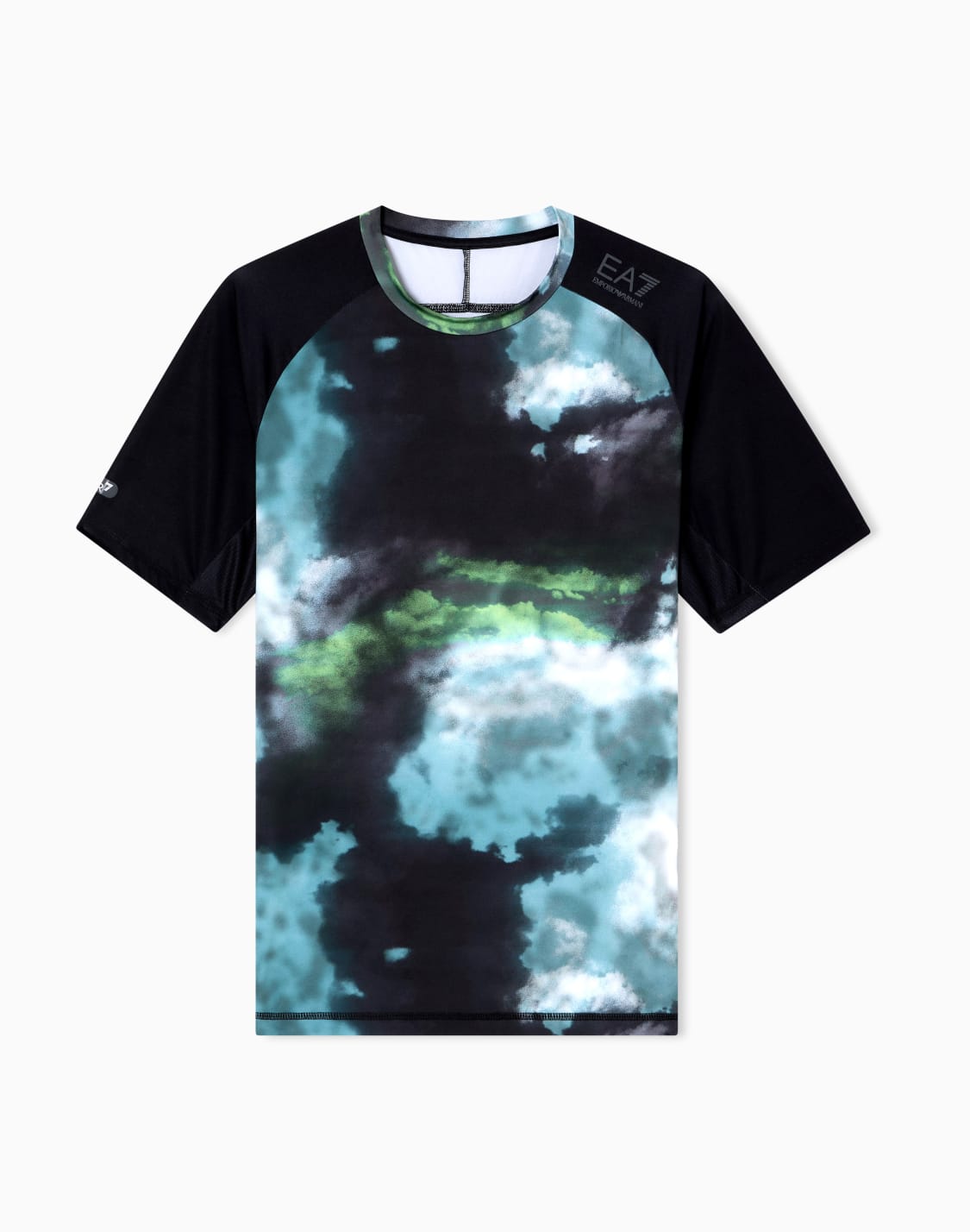 dynamic-athlete-printed-t-shirt-in-vigor7-technical-fabric-multicoloured--ea7