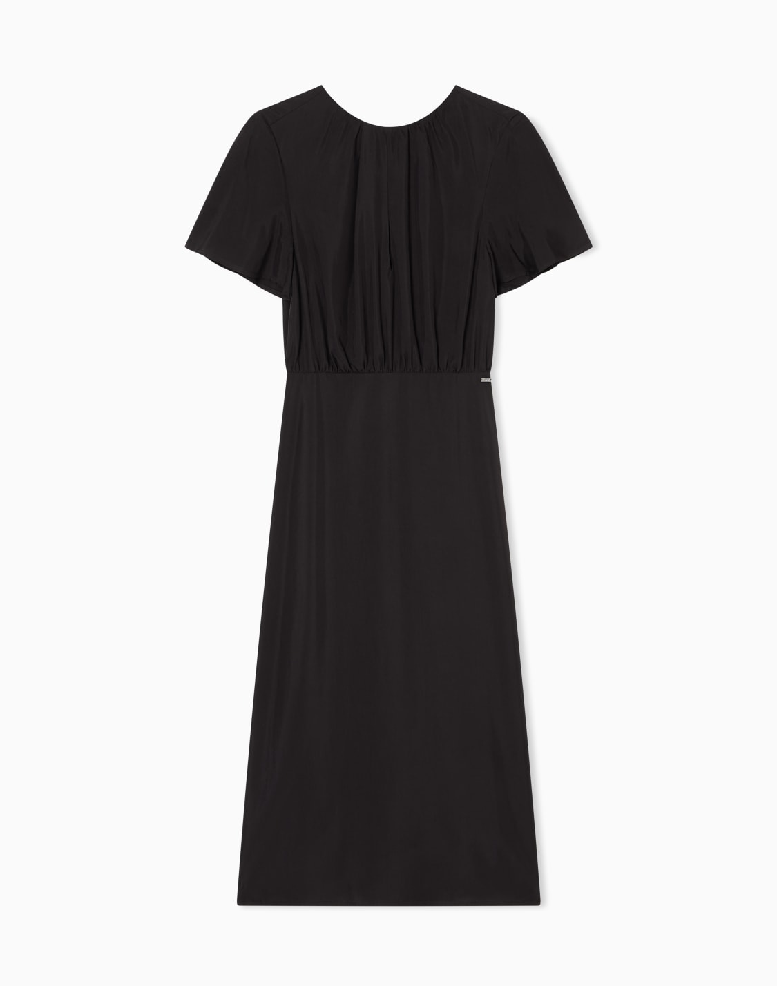 midi-kleider-schwarz--armani-exchange