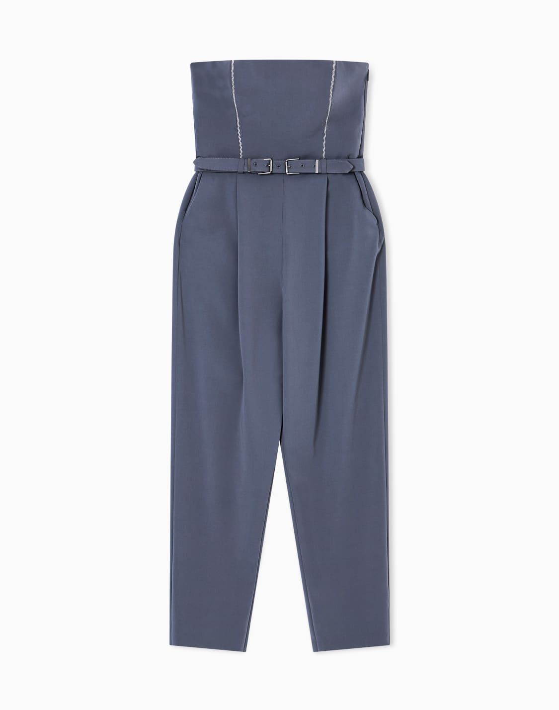 jumpsuit-with-pleats-and-belt-gris--armani-exchange