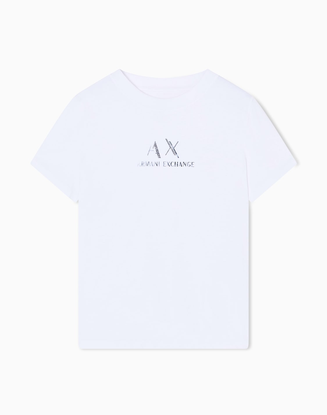 t-shirt-mit-normaler-passform-und-grafischem-logo-wei--armani-exchange