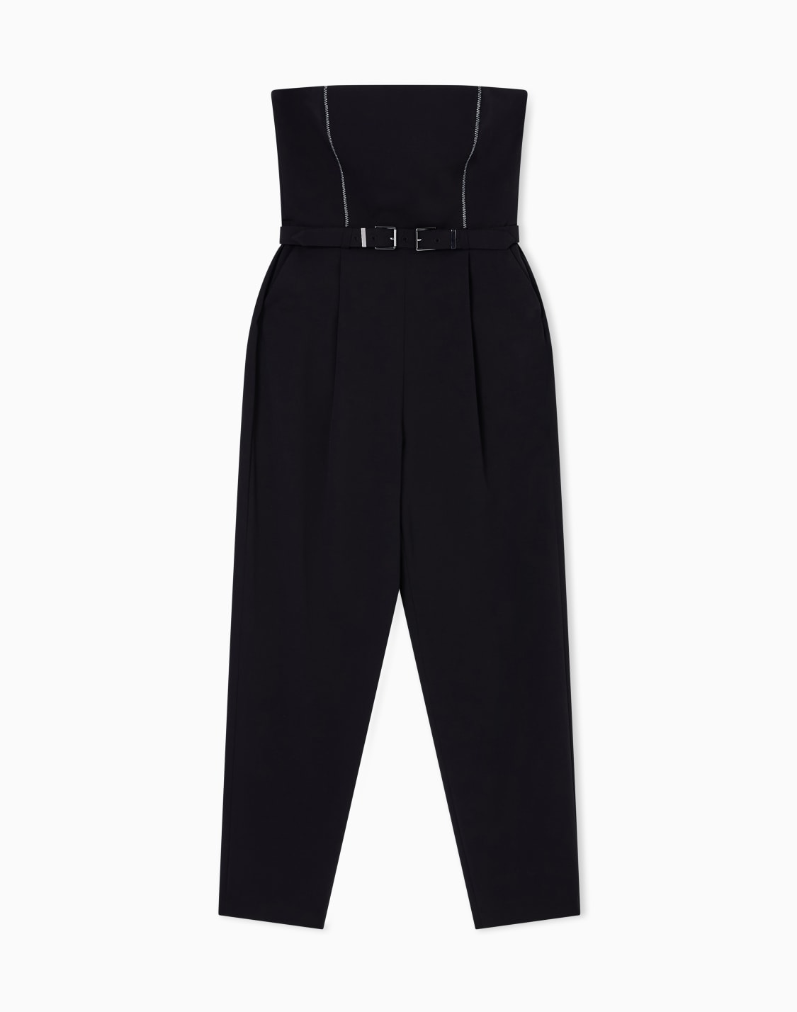mono-con-pliegues-y-cinturn-negro--armani-exchange
