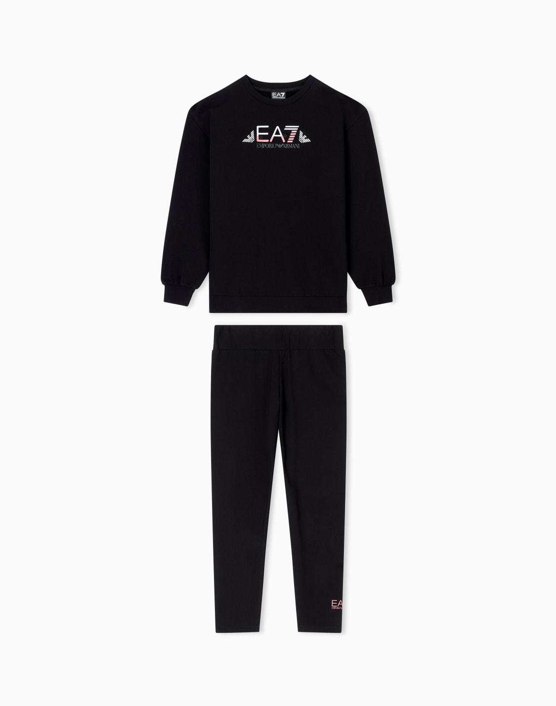 logo-series-girl-stretch-cotton-sweatshirt-and-leggings-set-black--ea7
