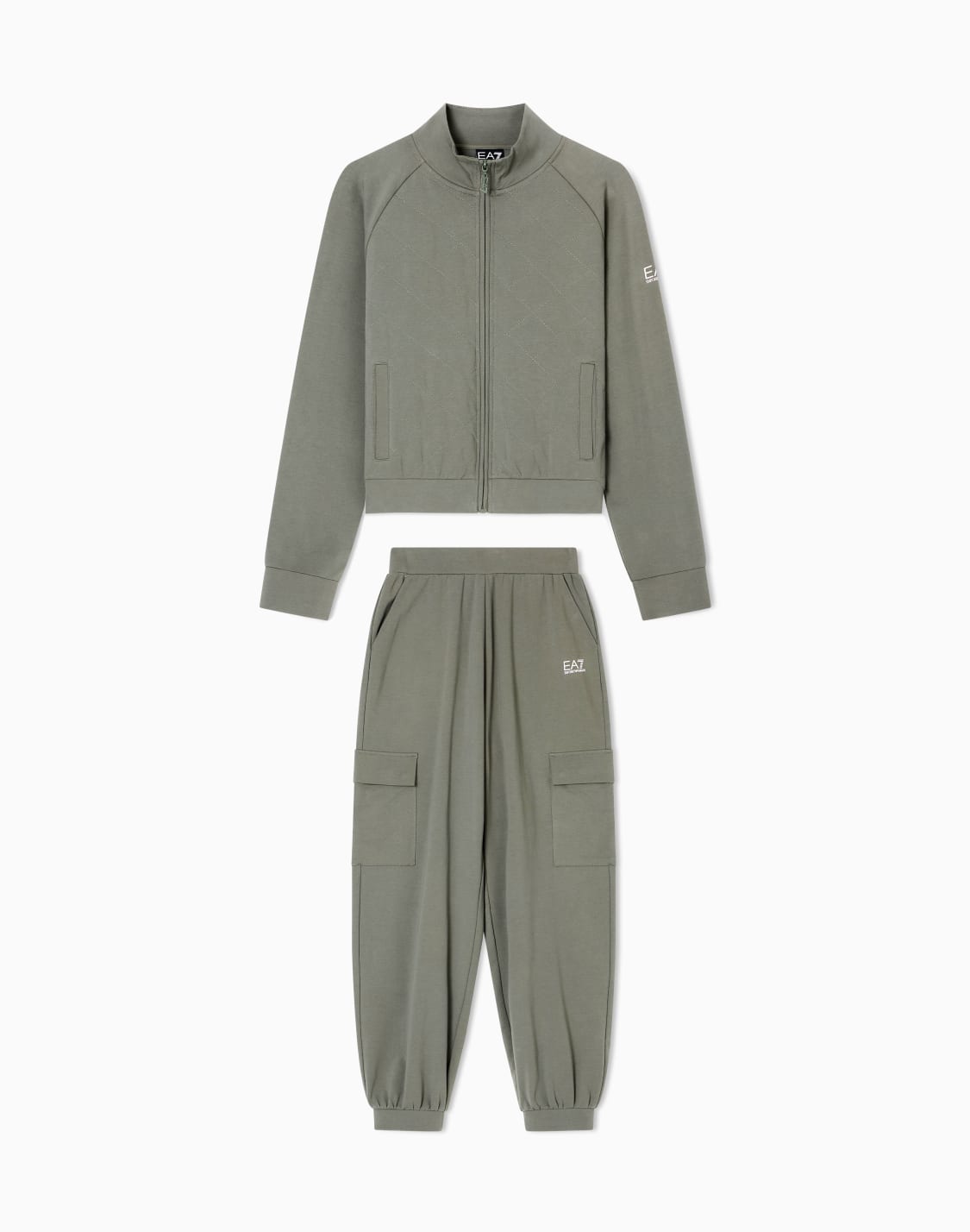 stretch-cotton-tracksuit-with-cargo-trousers-green--ea7