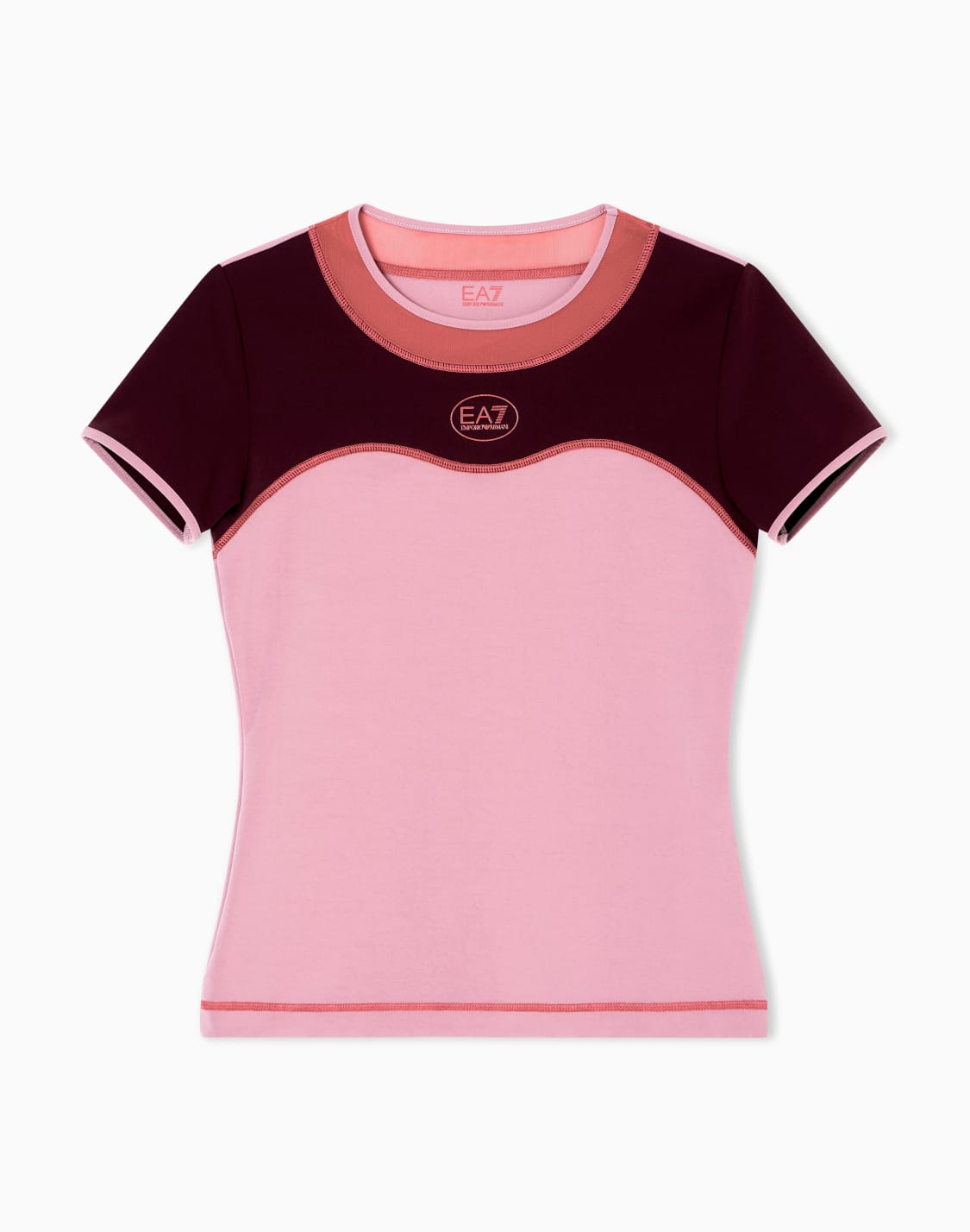 t-shirt-ras-du-cou-tennis-pro-en-tissu-technique-ventus7-rose--ea7