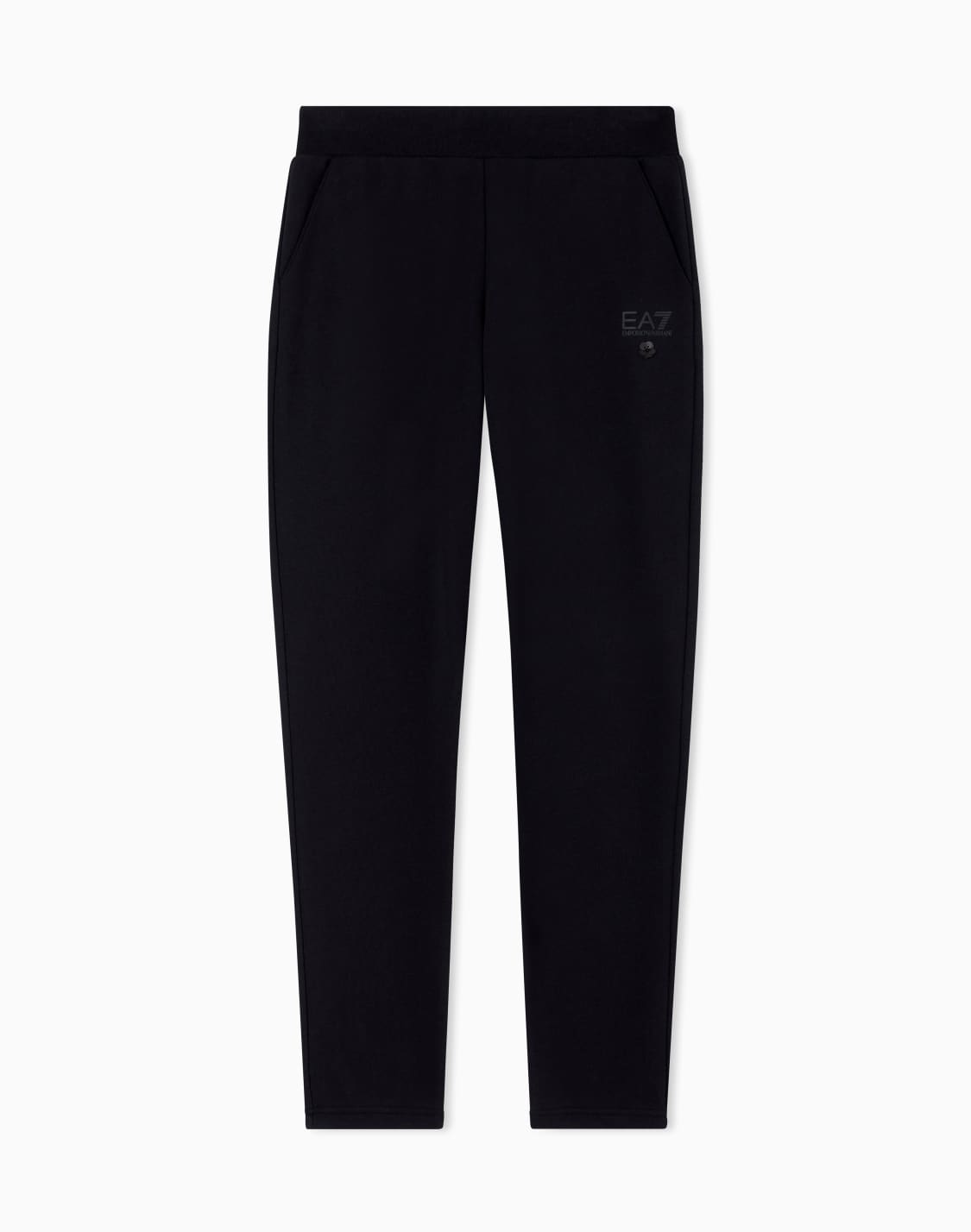 pantalones-logo-series-de-mezcla-de-algodn-negro--ea7