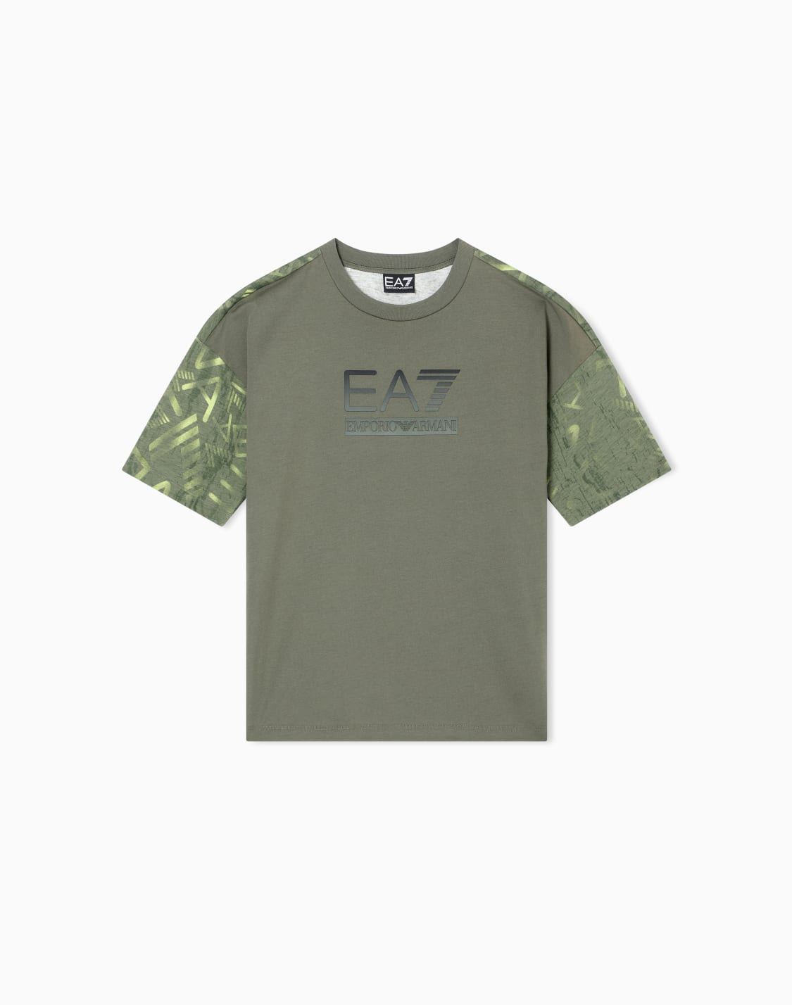 visibility-ボイズ-クルネックtシャツ-コットン混紡-グリン--ea7