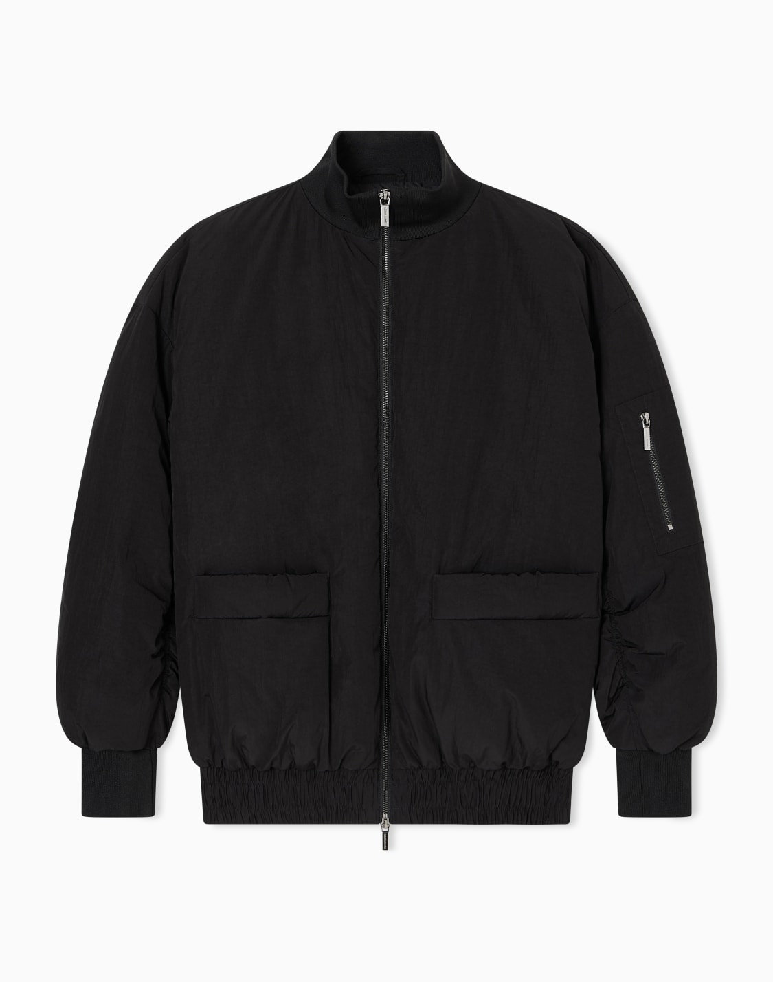 recycled-nylon-bomber-jacket-negro--armani-exchange