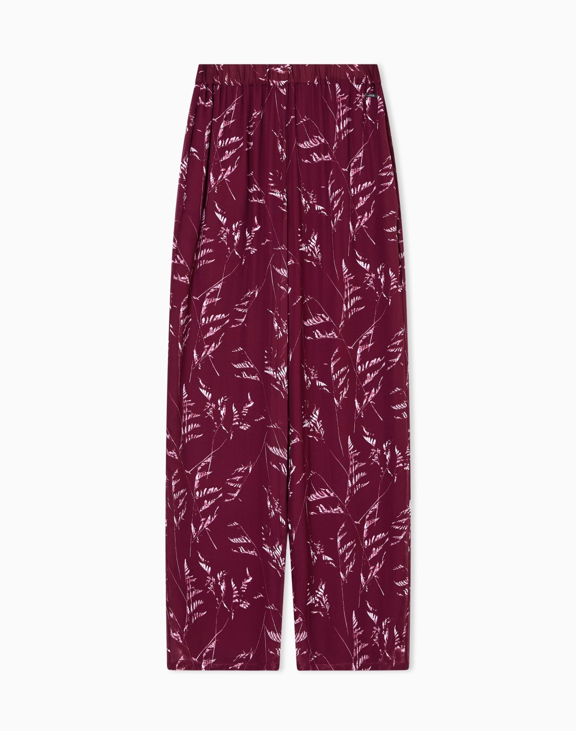 pantaloni-con-pinces-in-chiffon-foliage-fantasia--armani-exchange