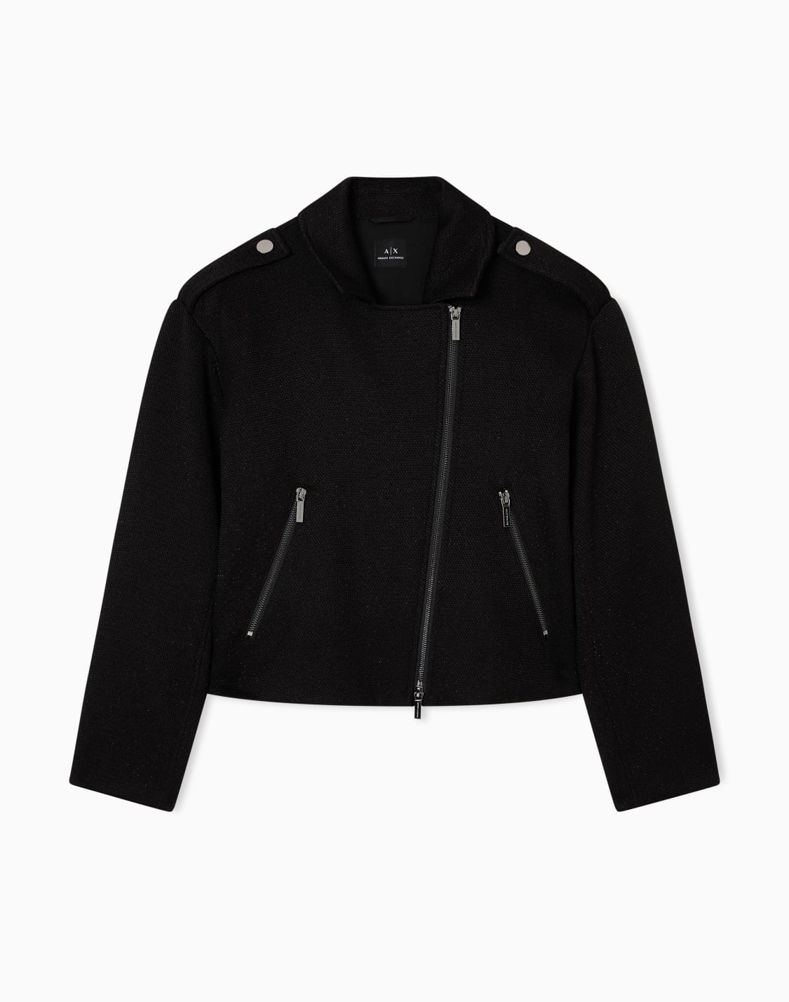 chaqueta-de-motociclista-de-tela-negro--armani-exchange