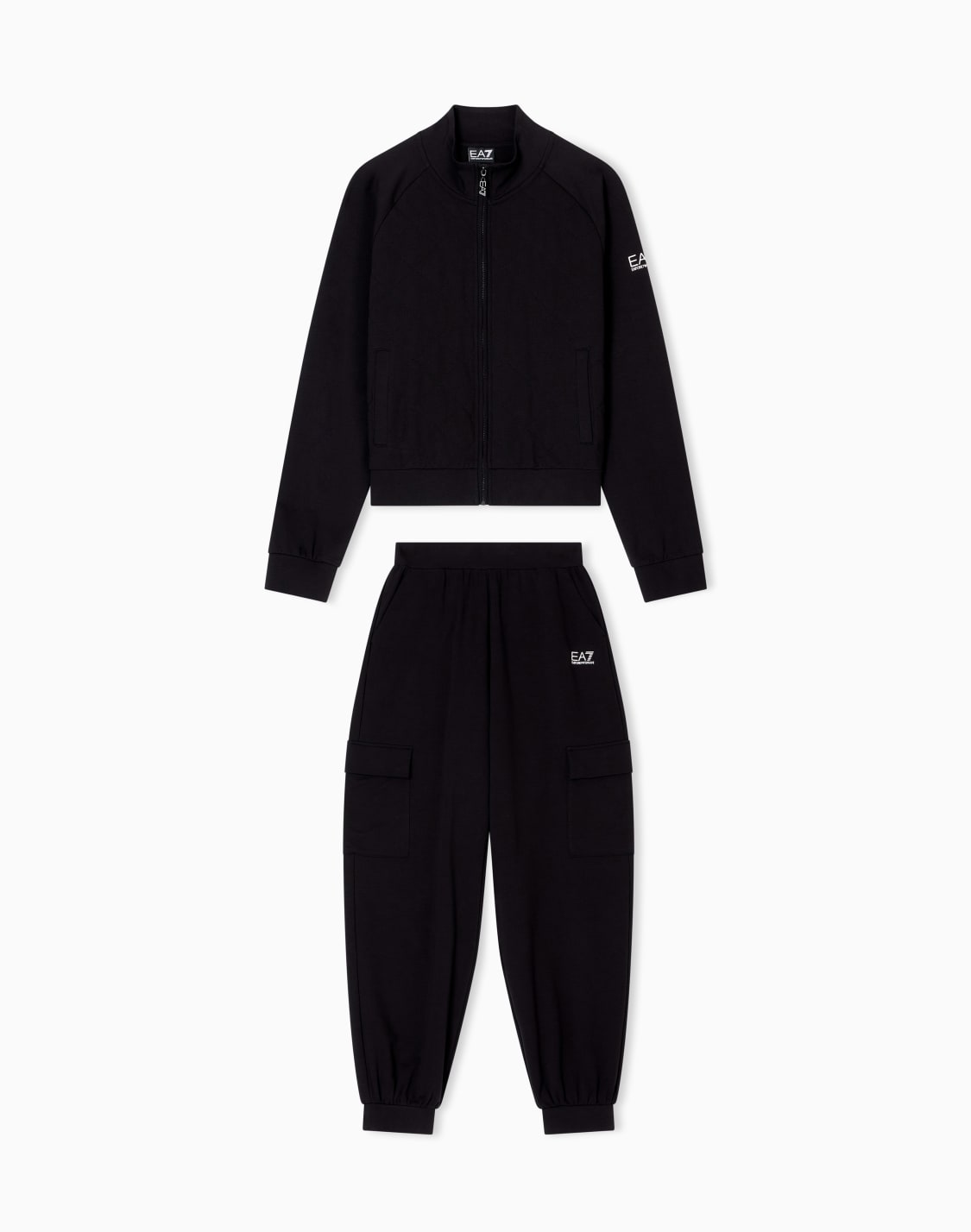 stretch-cotton-tracksuit-with-cargo-trousers-black--ea7