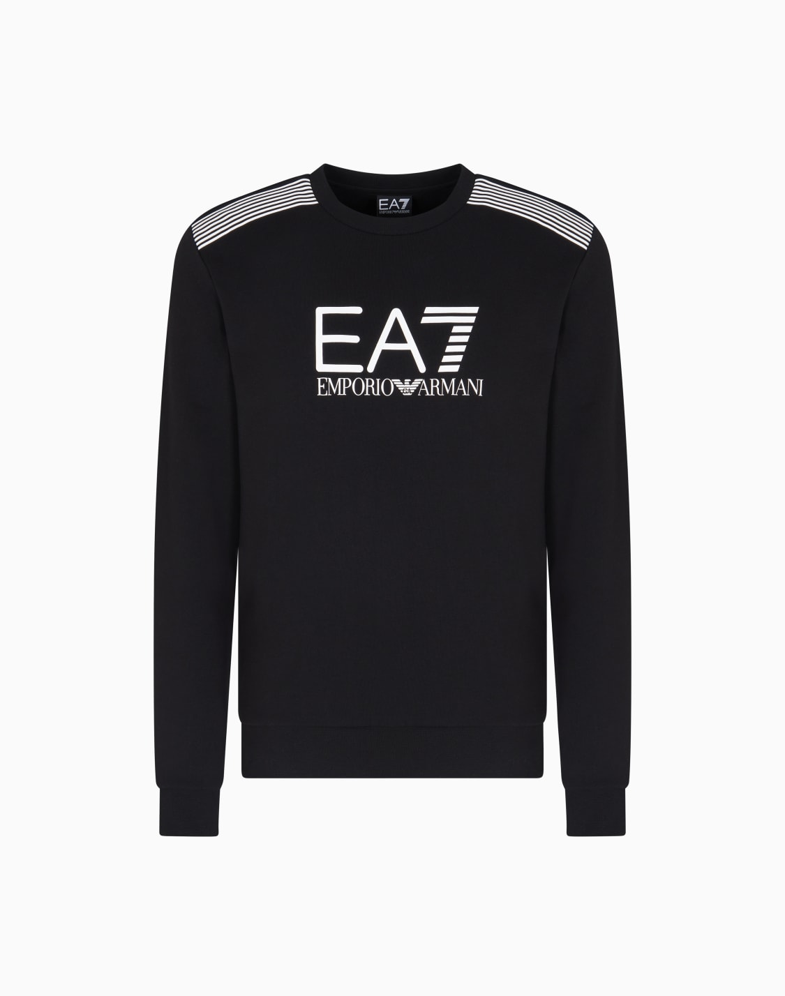 felpa-girocollo-7-lines-in-misto-cotone-asv-nero--ea7