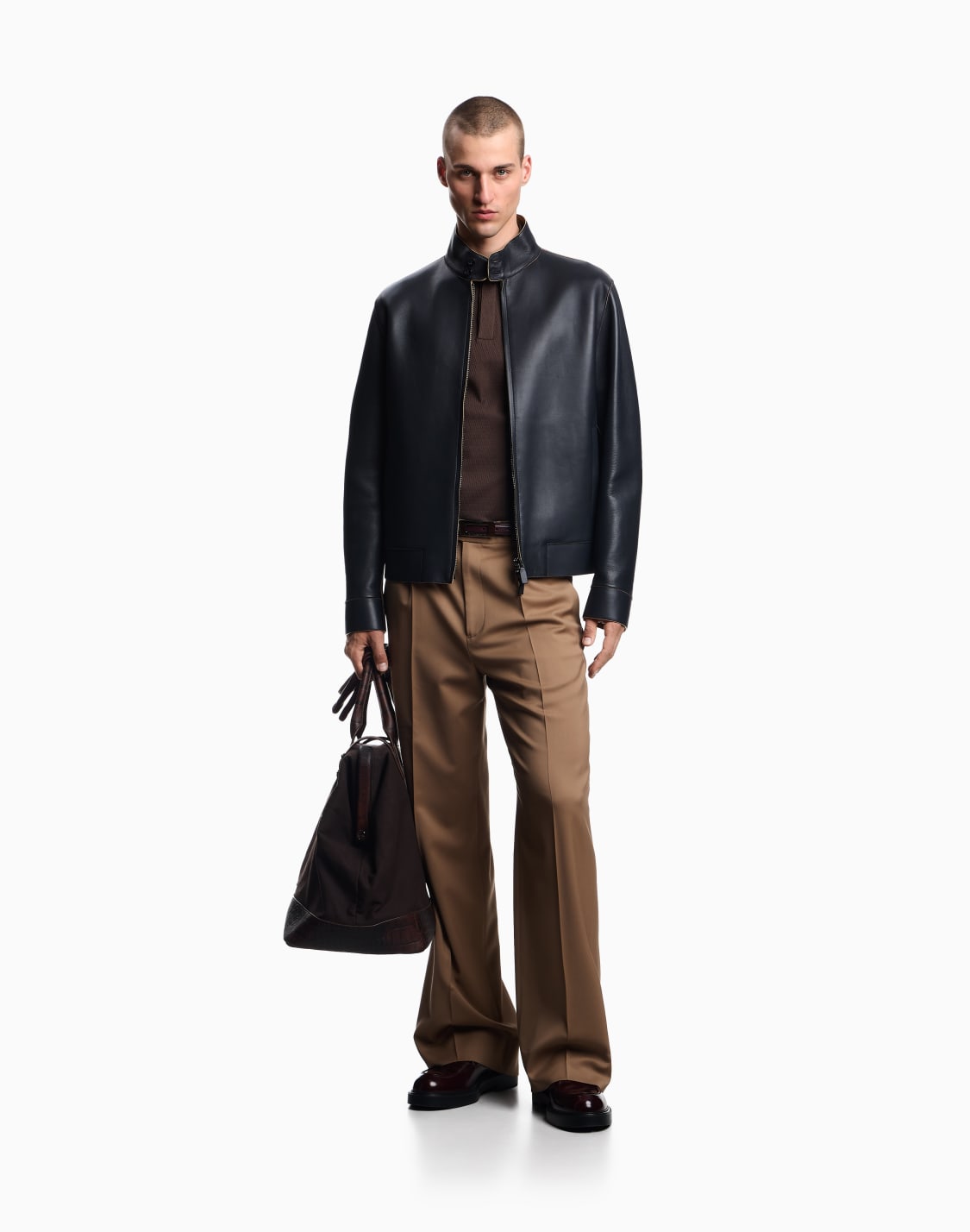 jersey-polo-shirt-with-vertical-jacquard-motif-brown--emporio-armani