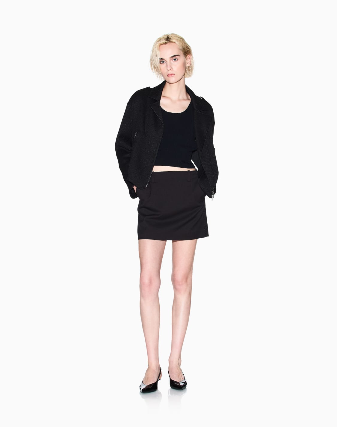 chaqueta-de-motociclista-de-tela-negro--armani-exchange