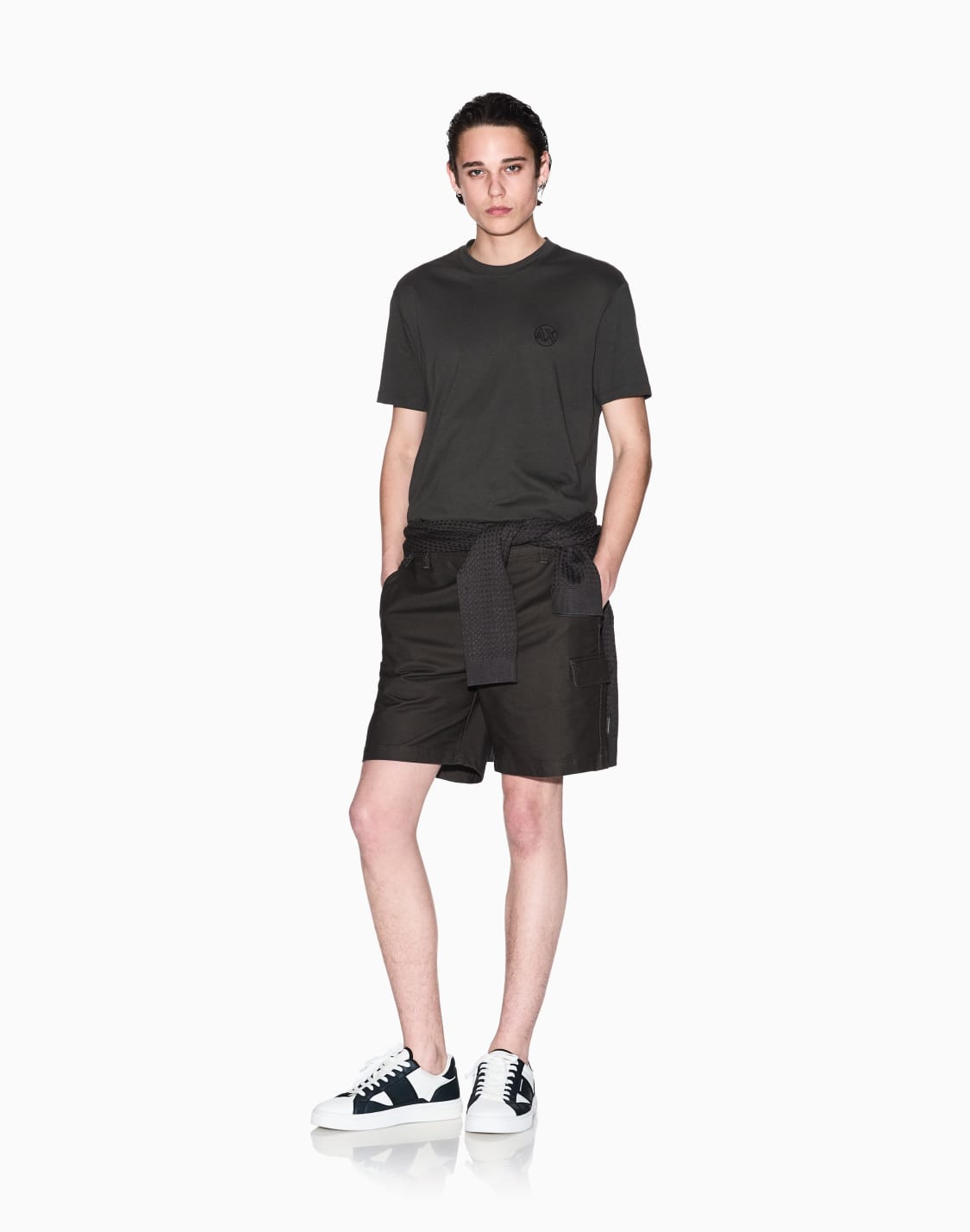 regular-fit-t-shirt-with-logo-and-patch-on-the-chest-green--armani-exchange