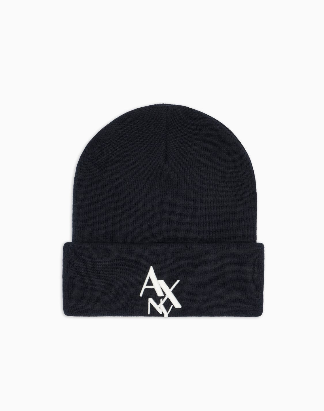 ny-asv-logo-beanie-hat-navy-blue--armani-exchange