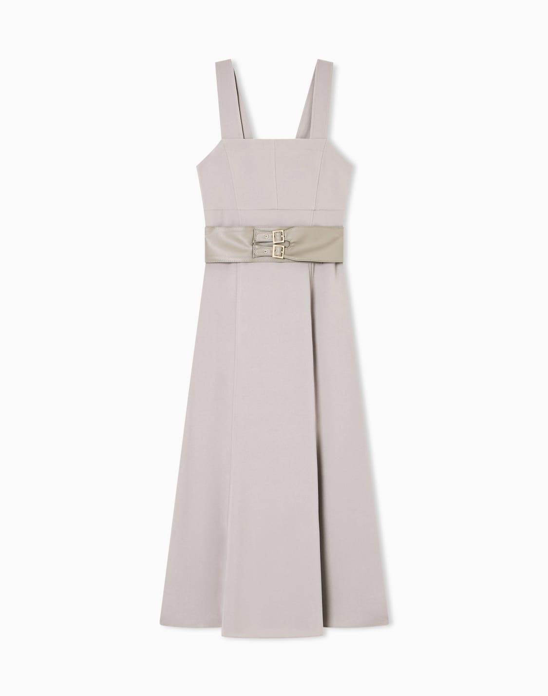 longuette-dress-with-belt-brown--armani-exchange