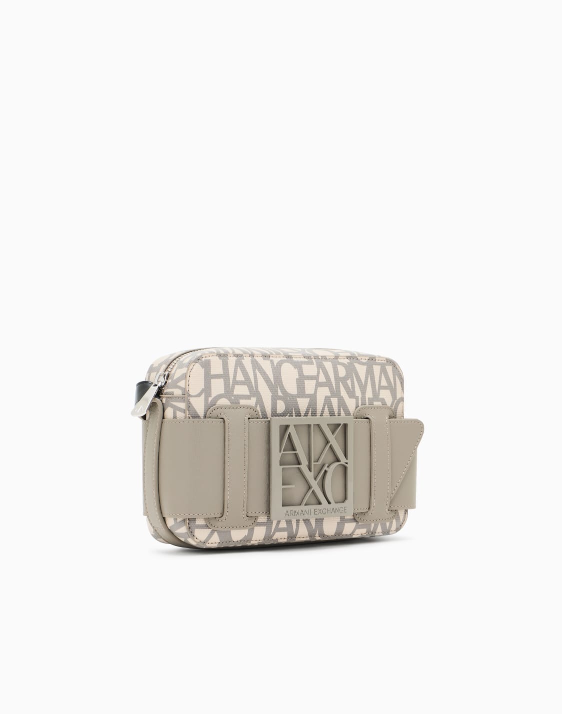 boxロゴバックル-ミニショルダバッグ-ベジュ--armani-exchange