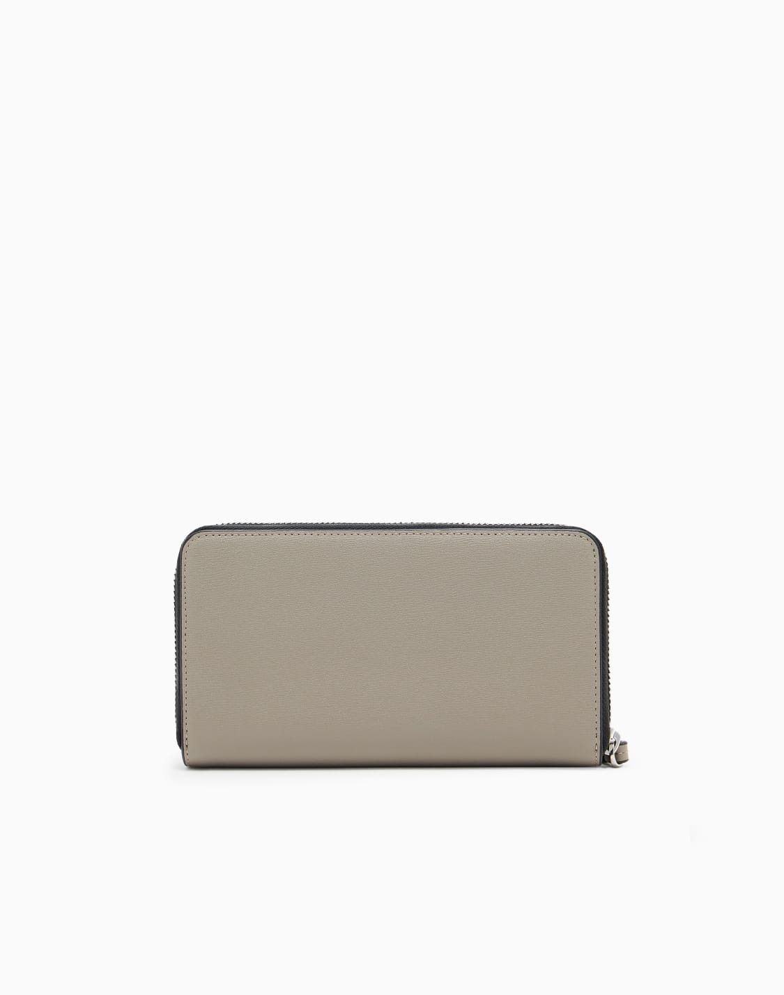 ラウンドジップ長財布-ブラウン--armani-exchange