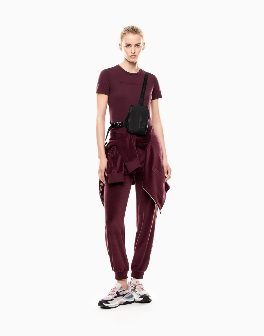 athletic-velour-zip-up-sweatshirt-in-stretch-chenille-burgundy--ea7
