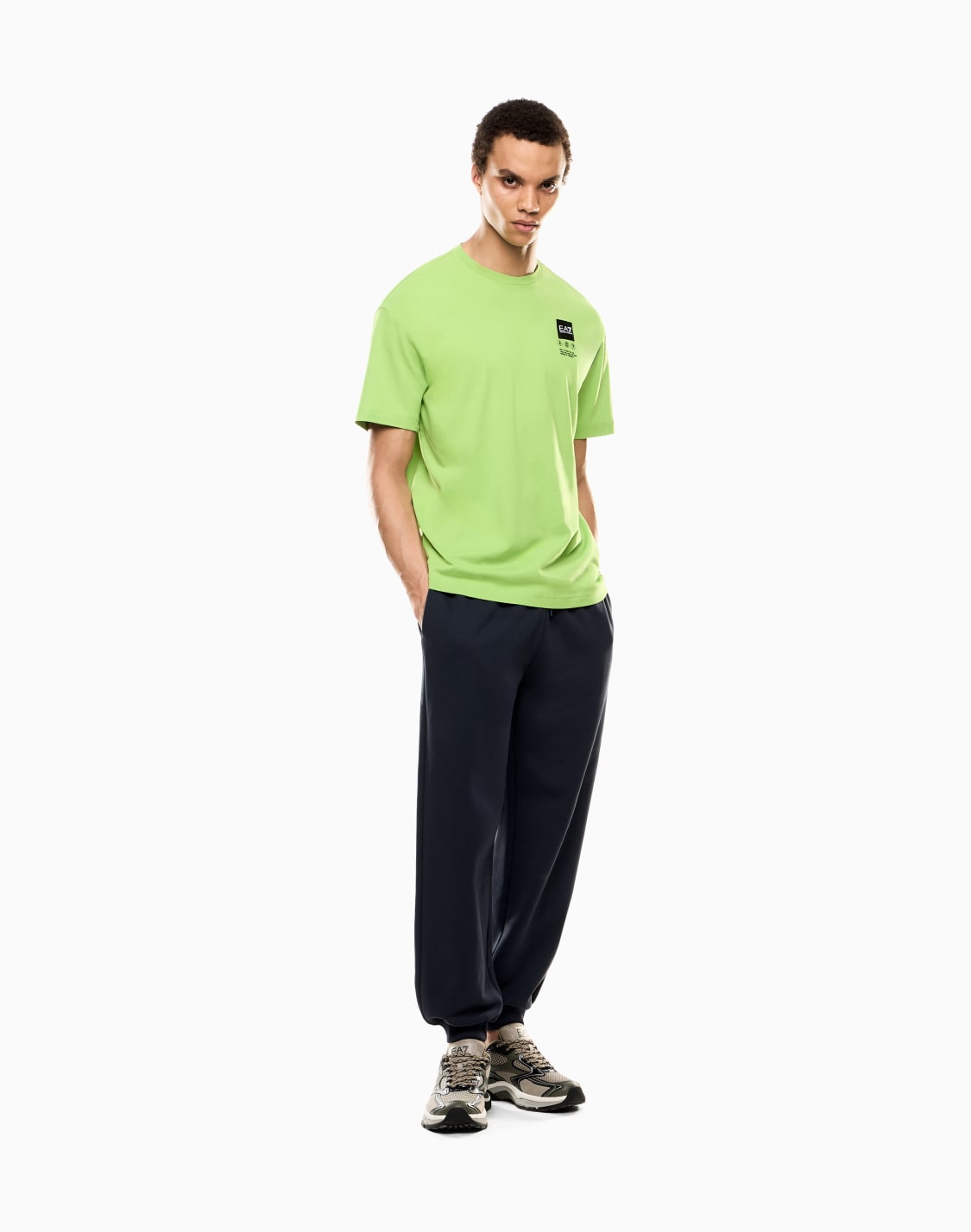 camiseta-de-punto-de-algodn-con-estampado-logo-series-verde--ea7