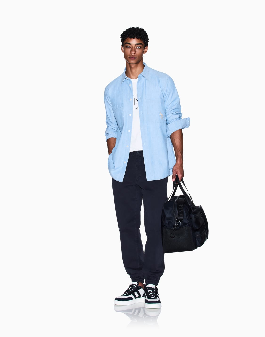 camisa-de-cambray-de-corte-regular-azul--armani-exchange