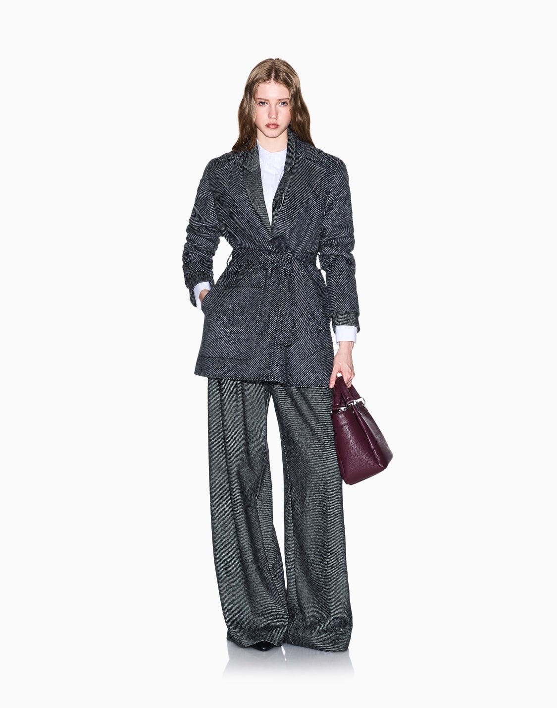 caban-con-cintura-tessuto-spigato-grigio--armani-exchange
